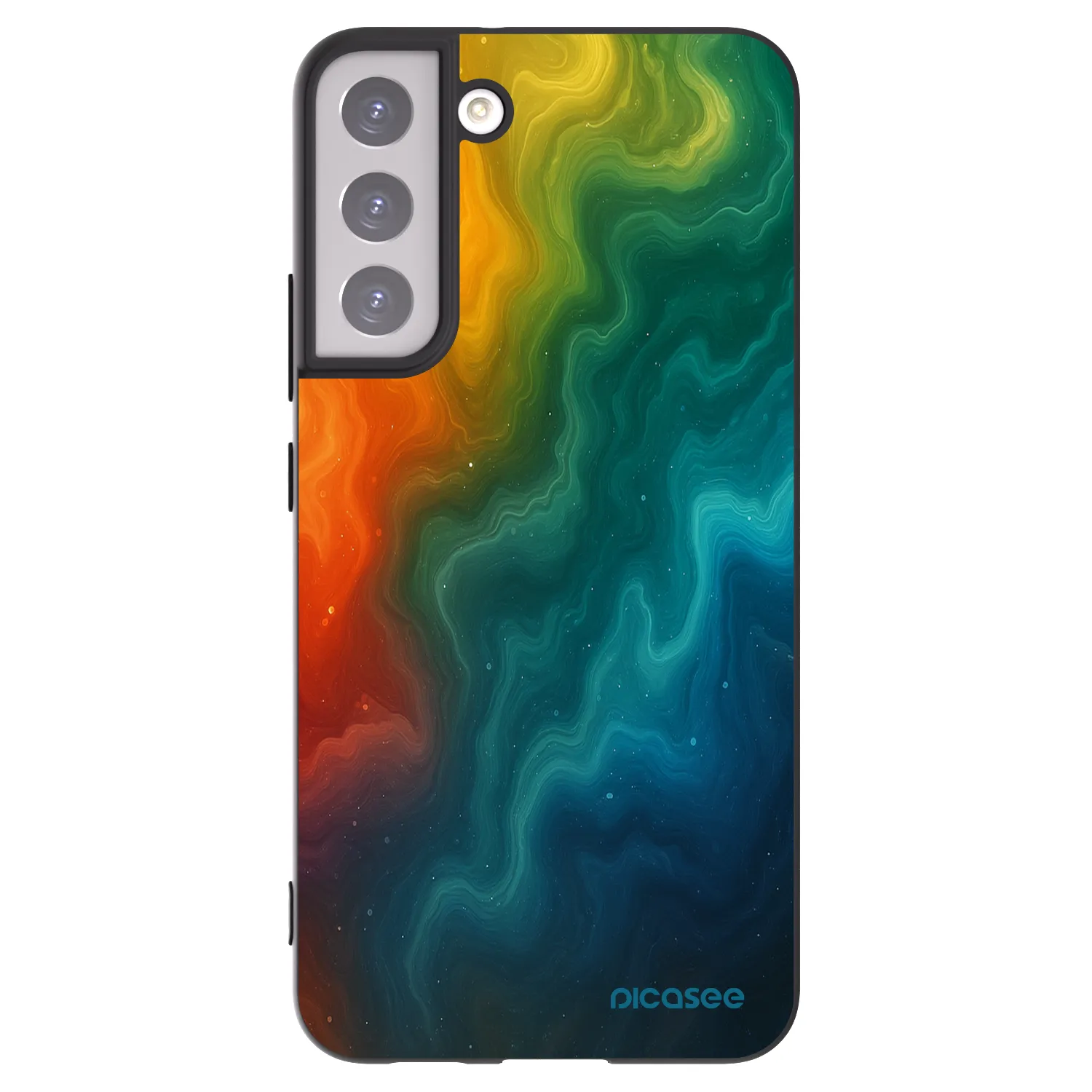 Picasee silikónový čierny obal pre Samsung Galaxy S22+ 5G - Solar