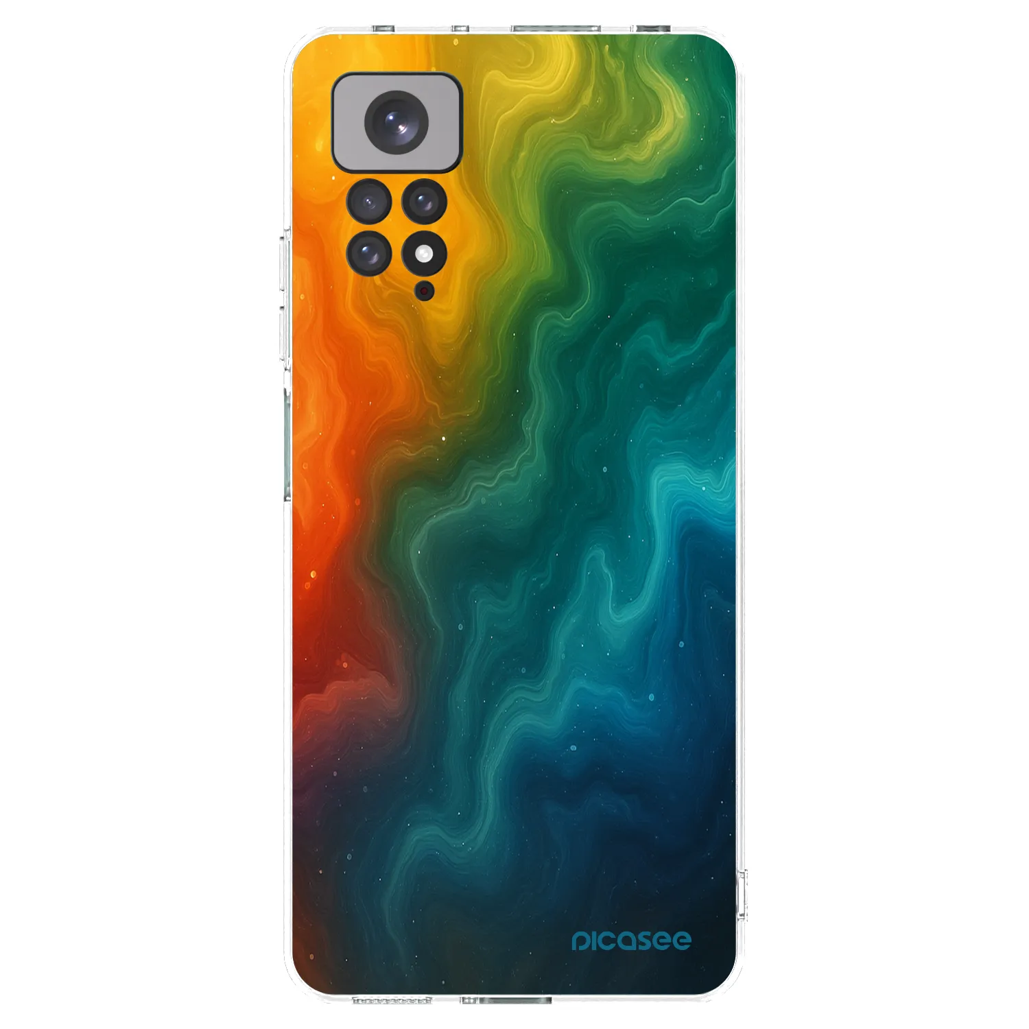 Picasee silikónový prehľadný obal pre Xiaomi Redmi Note 11 - Solar