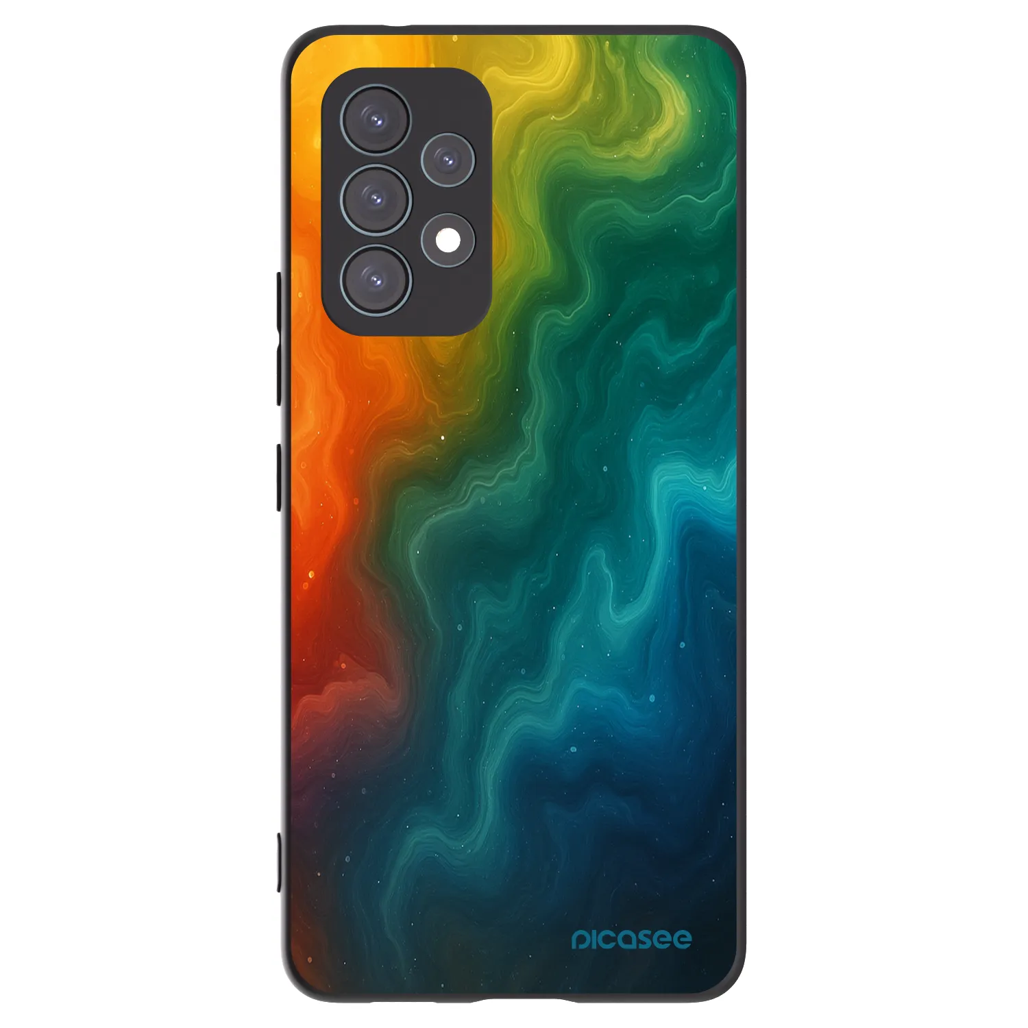 Picasee silikónový čierny obal pre Samsung Galaxy A53 5G A536 - Solar