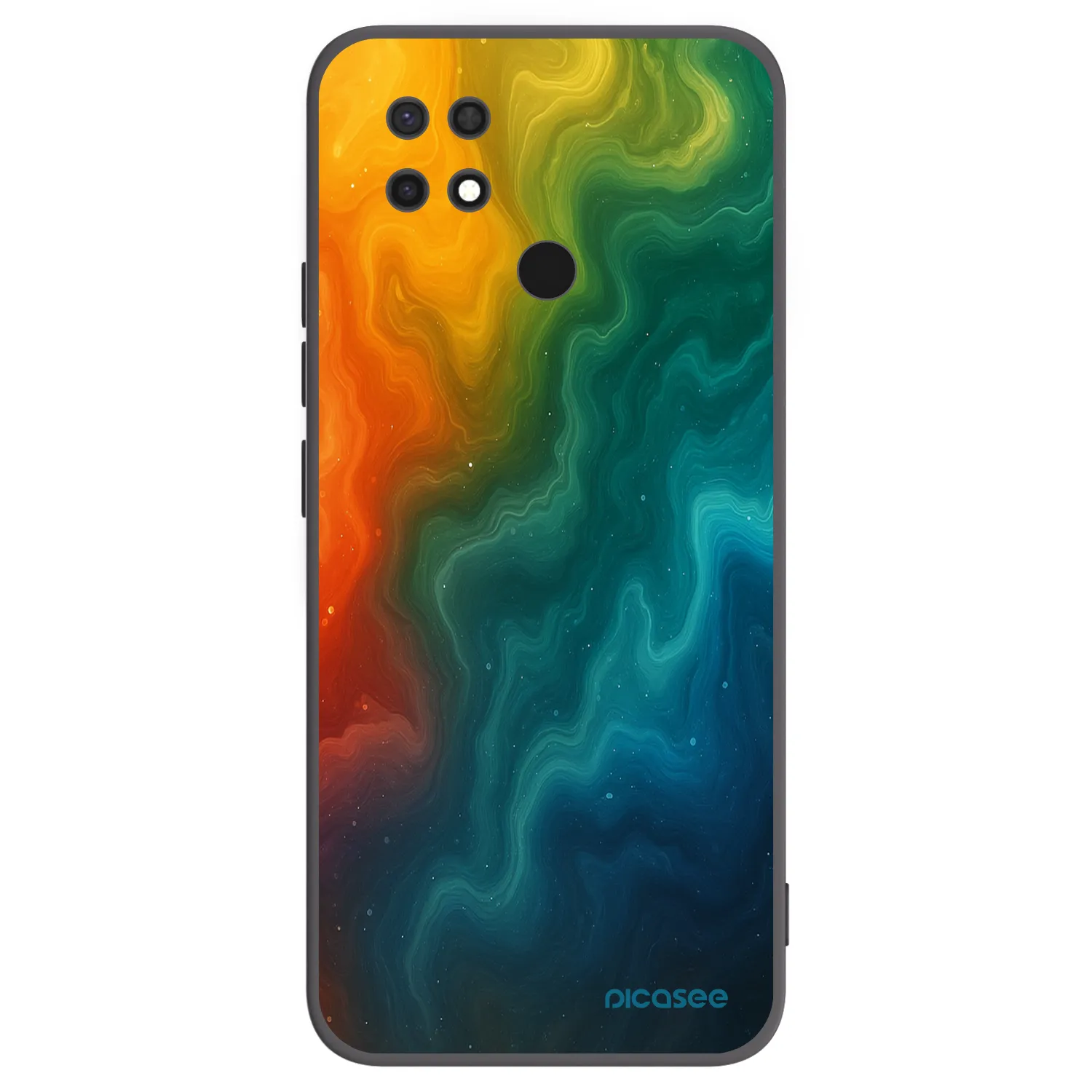 Picasee silikónový čierny obal pre Xiaomi Redmi 10C - Solar