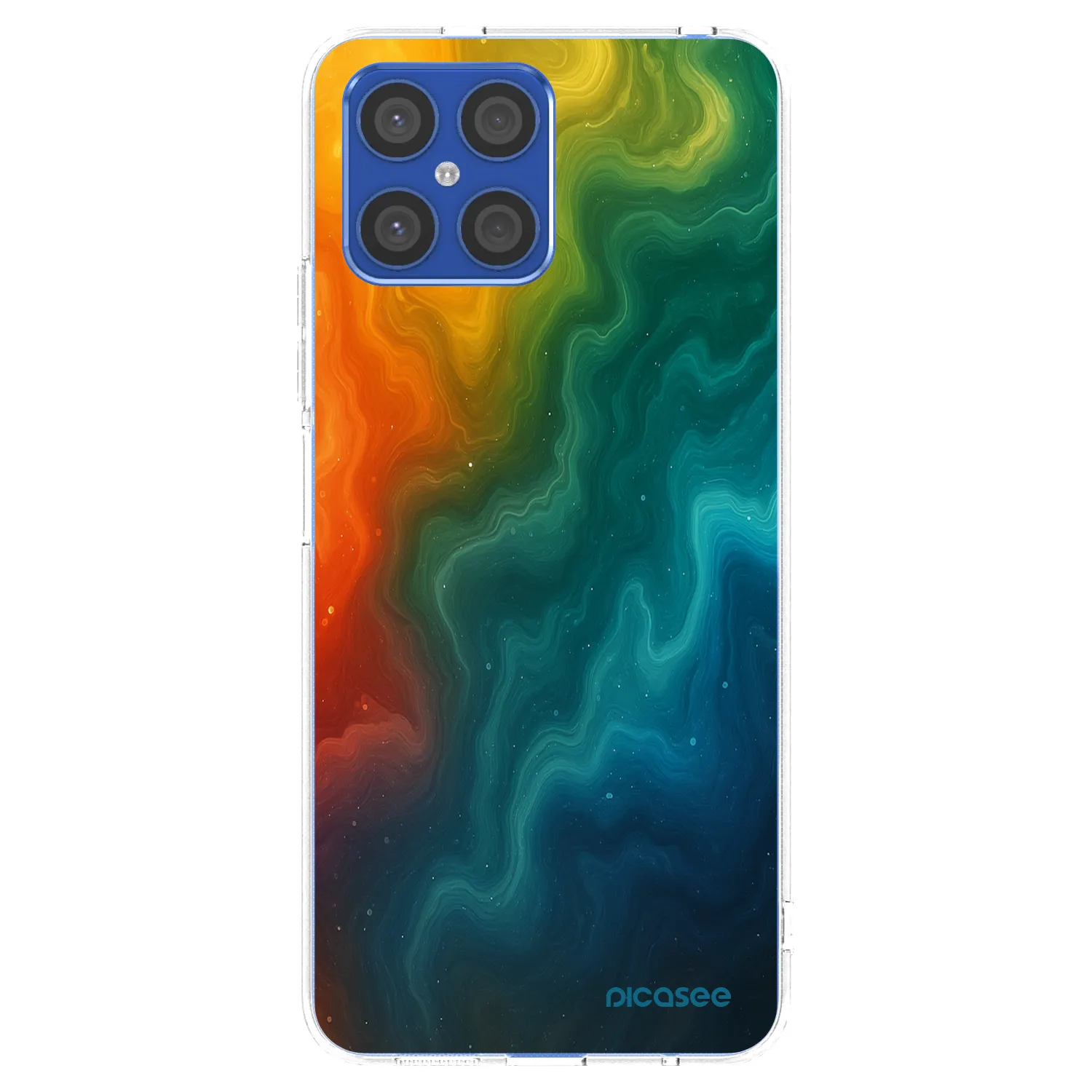 Picasee silikónový prehľadný obal pre Honor X8 4G - Solar