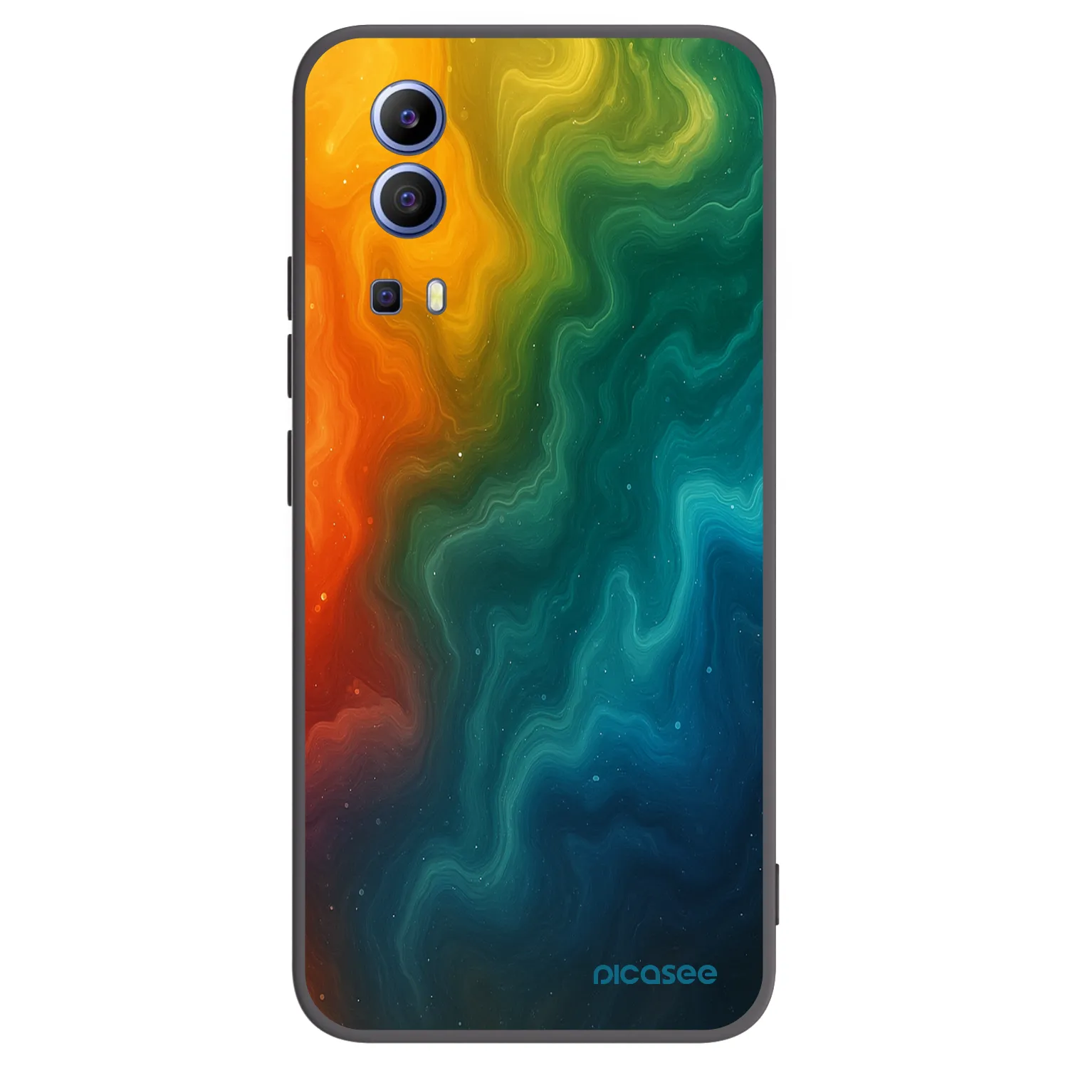 Picasee silikónový čierny obal pre Vivo Y52 5G - Solar