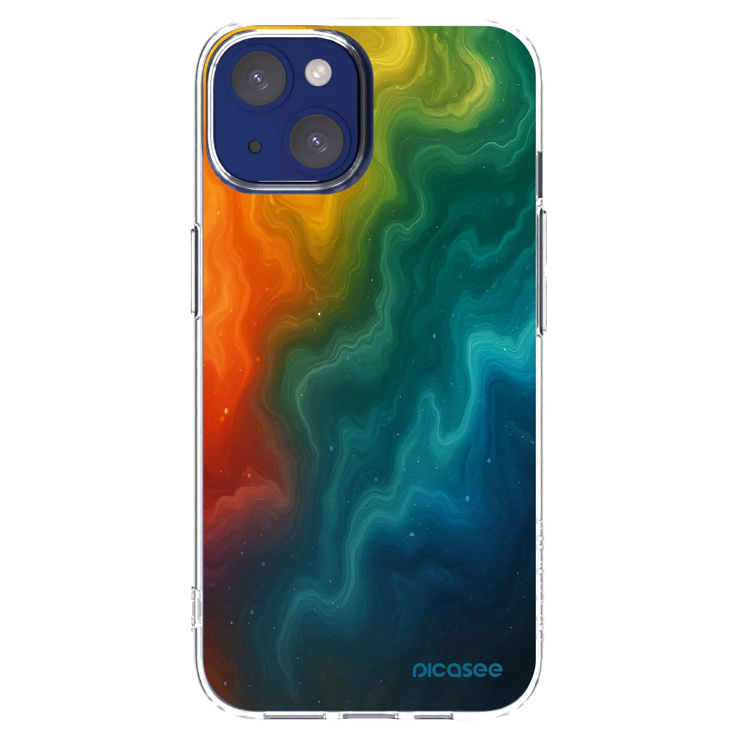 Silikónový prehľadný obal pre Apple iPhone 14 - Solar