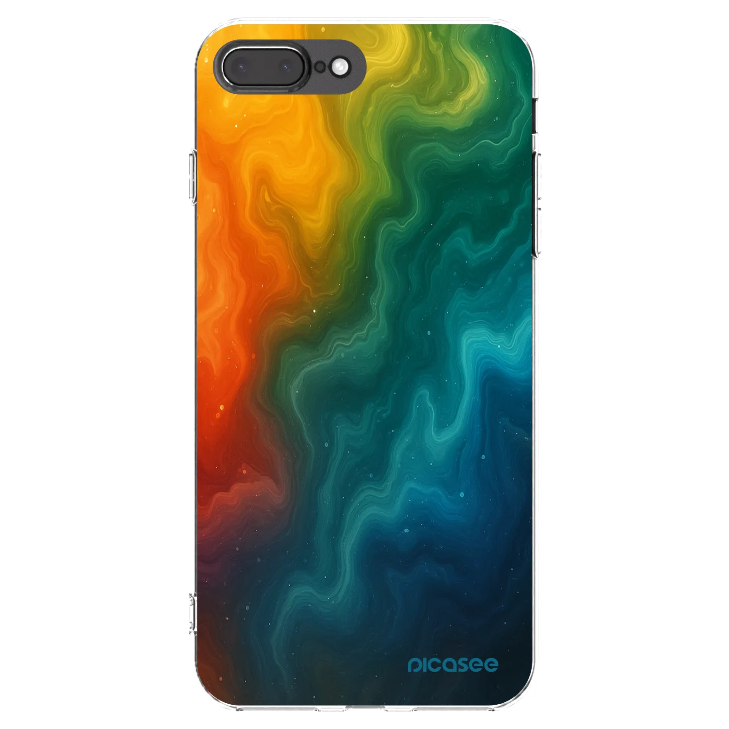 Picasee silikónový prehľadný obal pre Apple iPhone 8 Plus - Solar