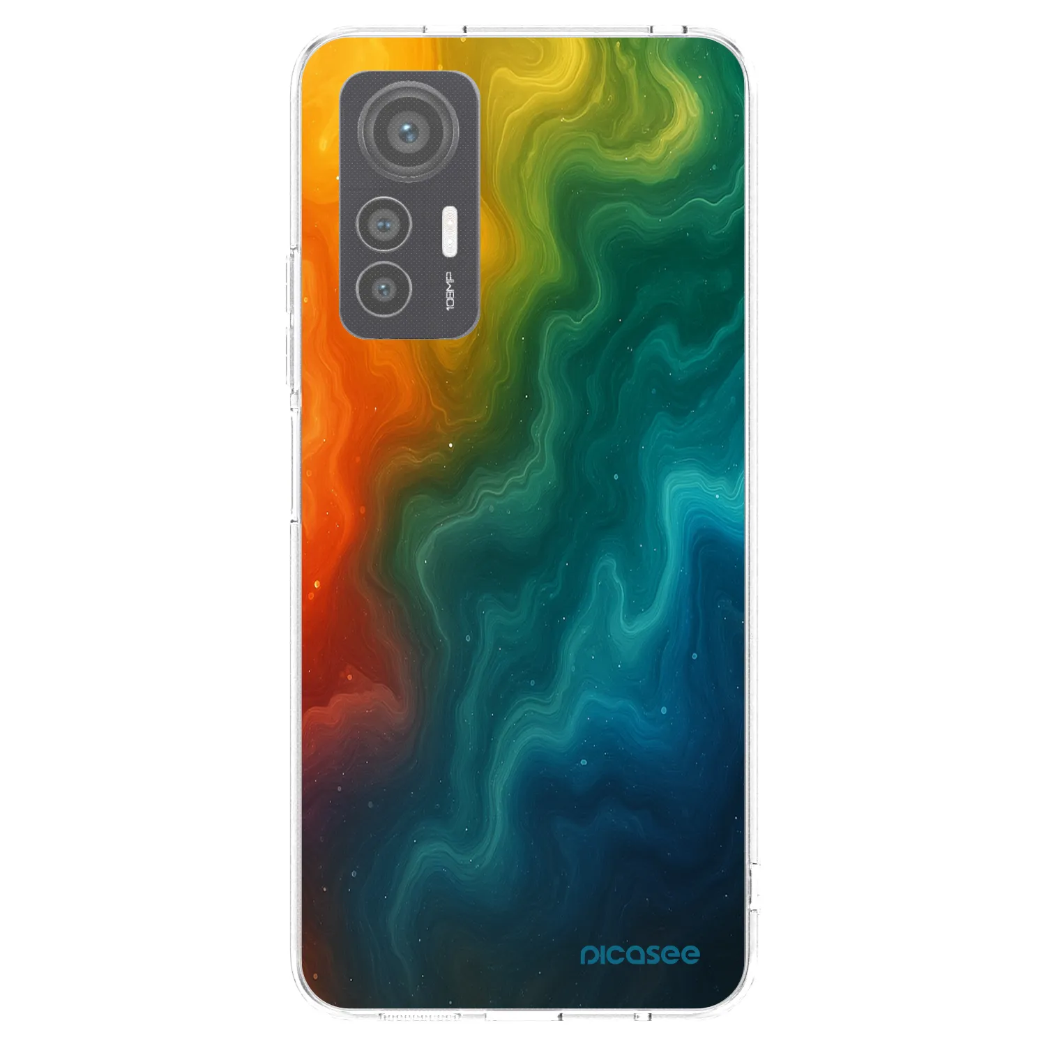 Picasee silikónový prehľadný obal pre Xiaomi 12 Lite - Solar