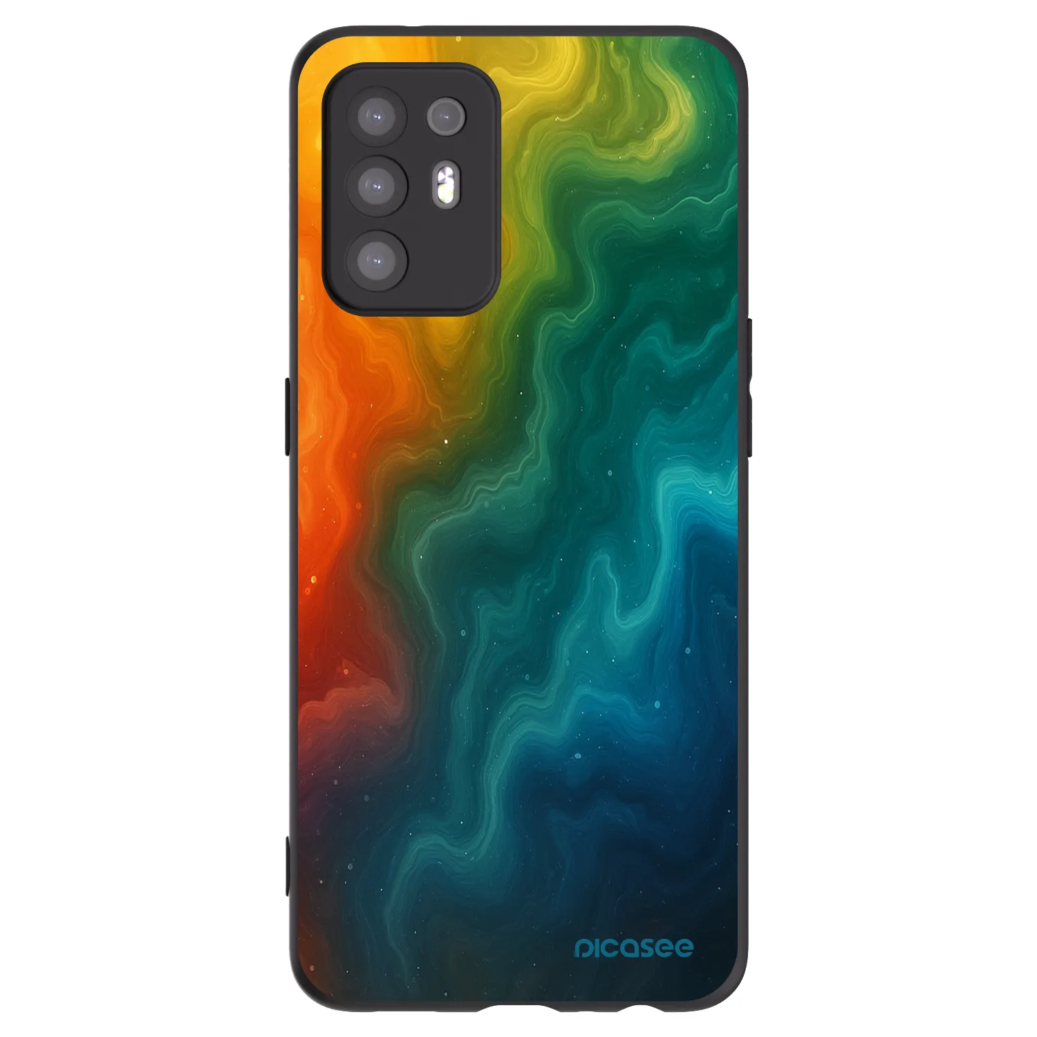 Picasee silikónový čierny obal pre OPPO A94 5G - Solar