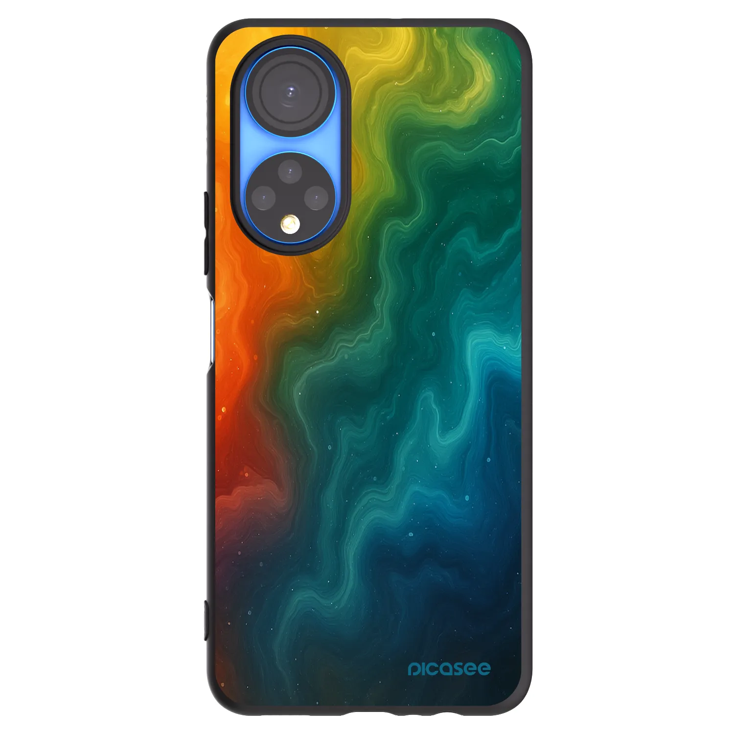 Picasee silikónový čierny obal pre Honor X7 - Solar