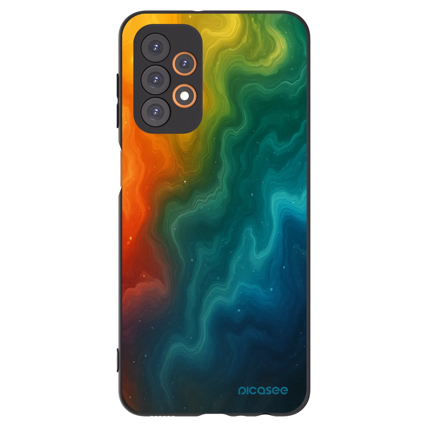 Picasee silikónový čierny obal pre Samsung Galaxy A23 A235F 4G - Solar