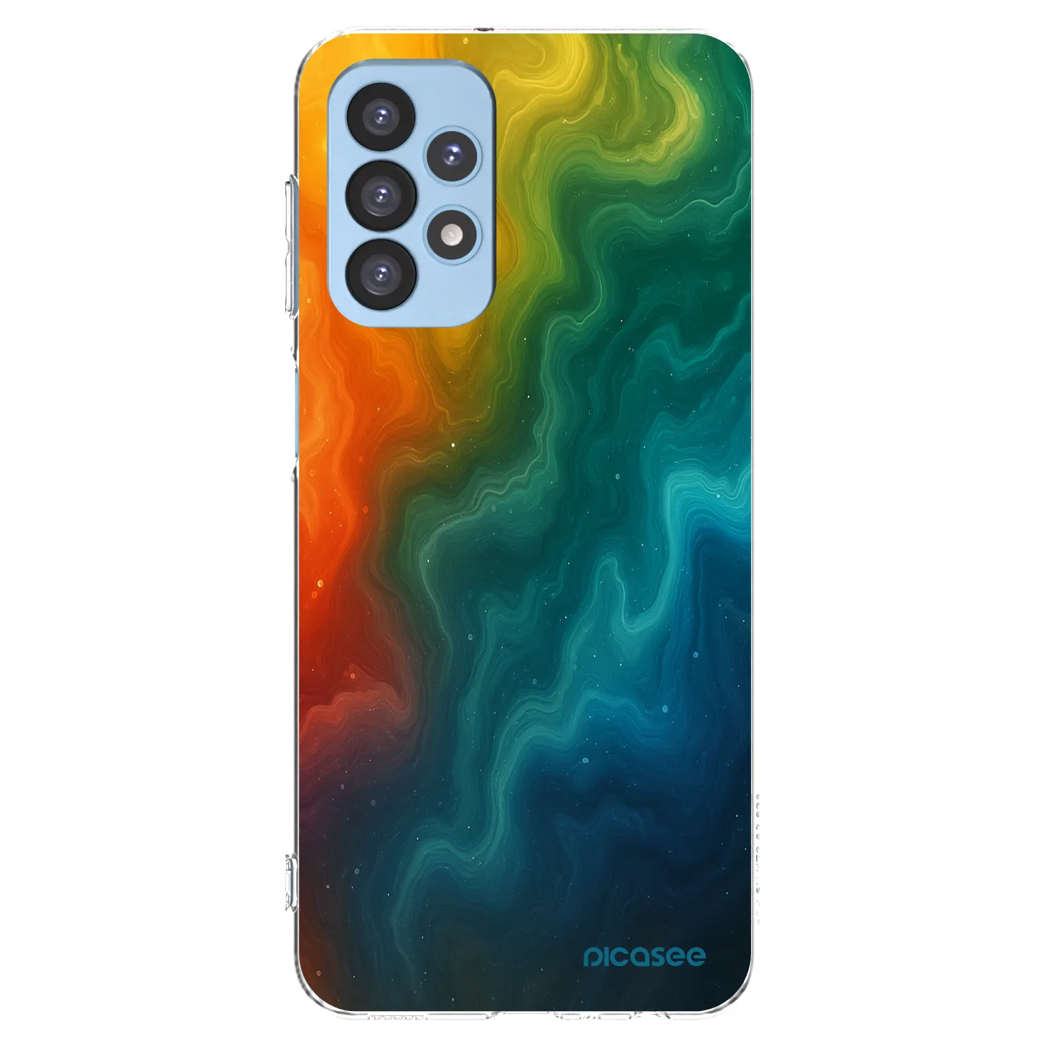 Picasee silikónový prehľadný obal pre Samsung Galaxy A23 A235F 4G - Solar