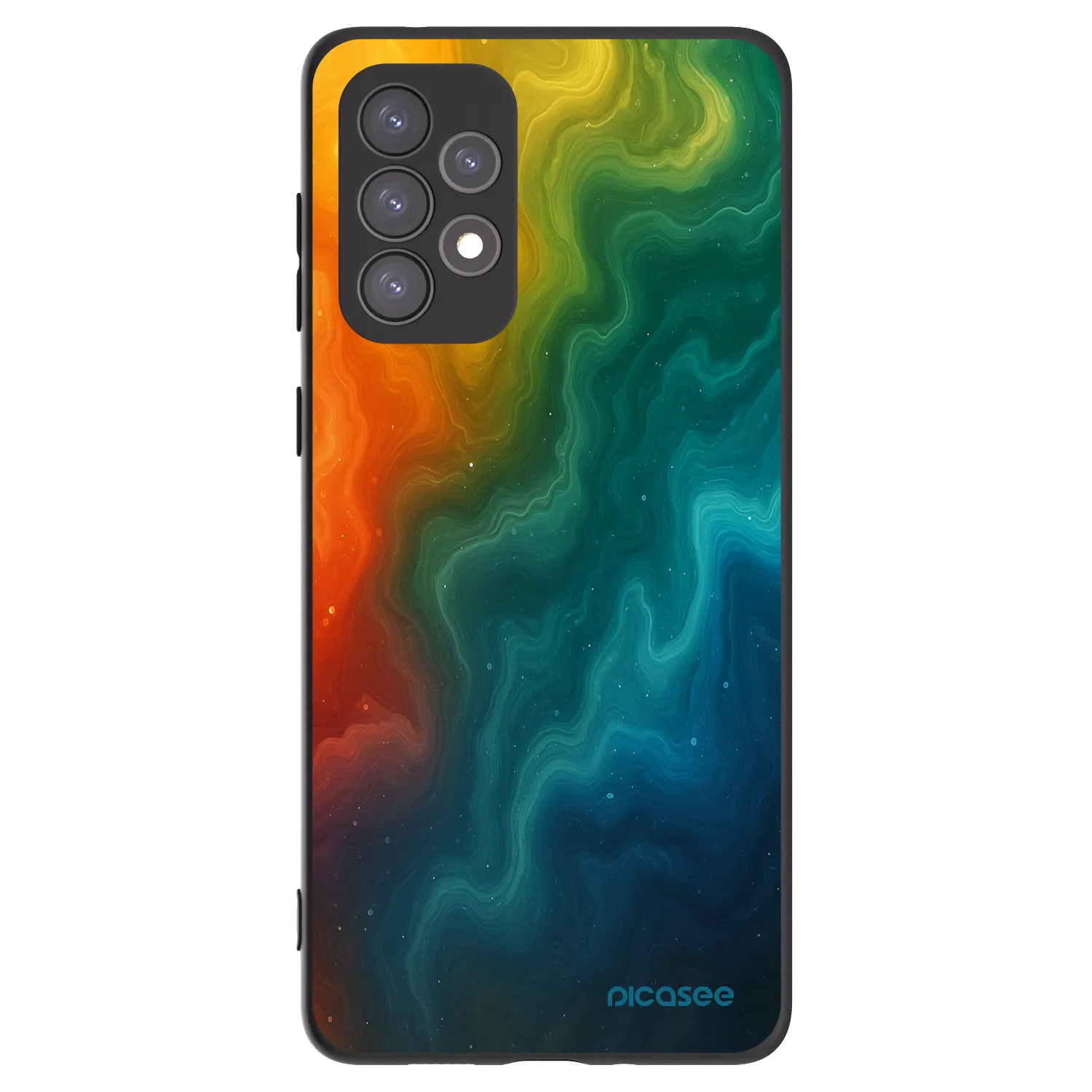 Picasee silikónový čierny obal pre Samsung Galaxy A73 5G - Solar