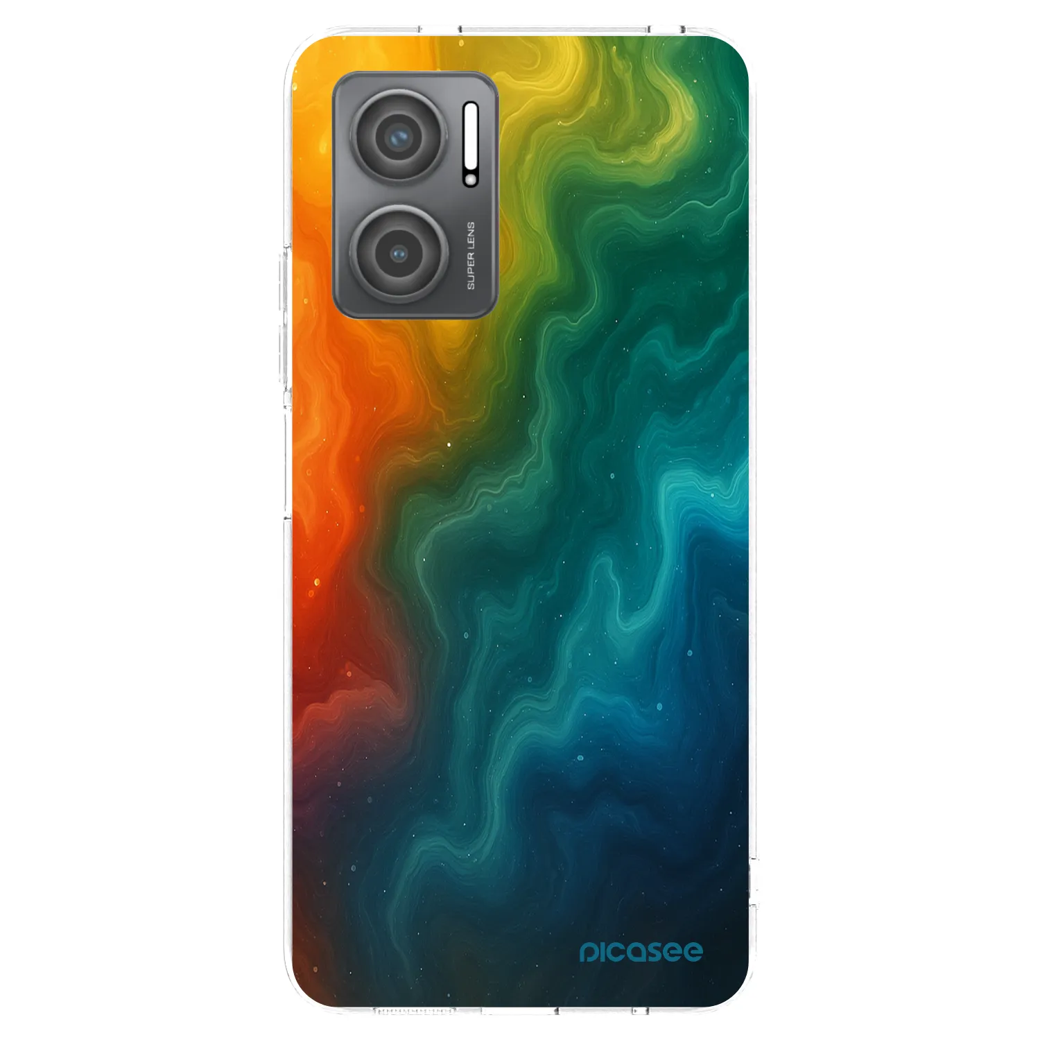 Silikónový prehľadný obal pre Xiaomi Redmi 10 5G - Solar