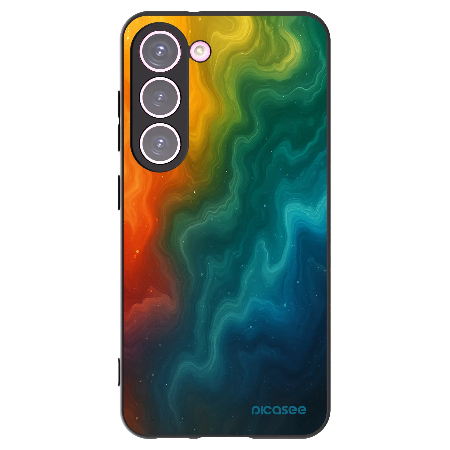 Picasee silikónový čierny obal pre Samsung Galaxy S23 5G - Solar