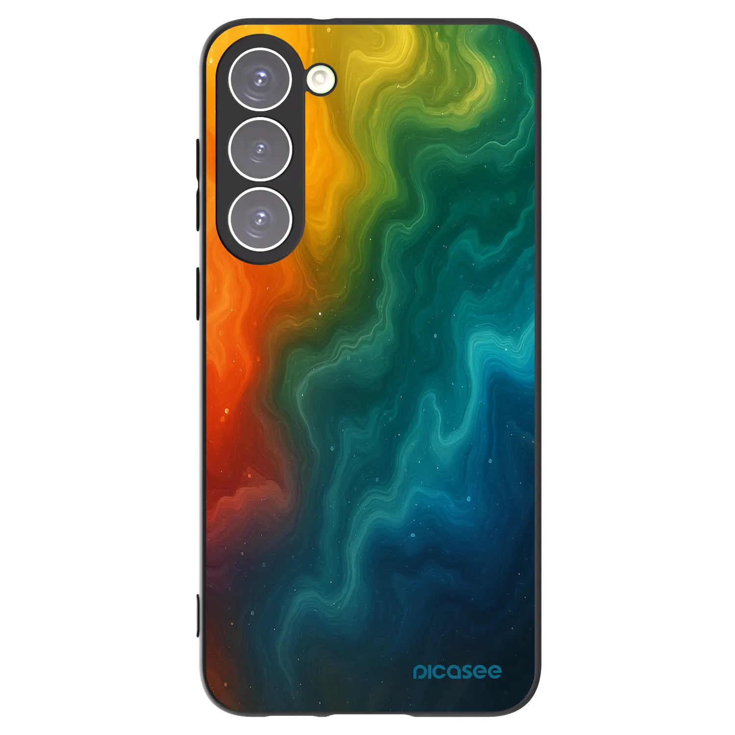 Picasee silikónový čierny obal pre Samsung Galaxy S23+ 5G - Solar