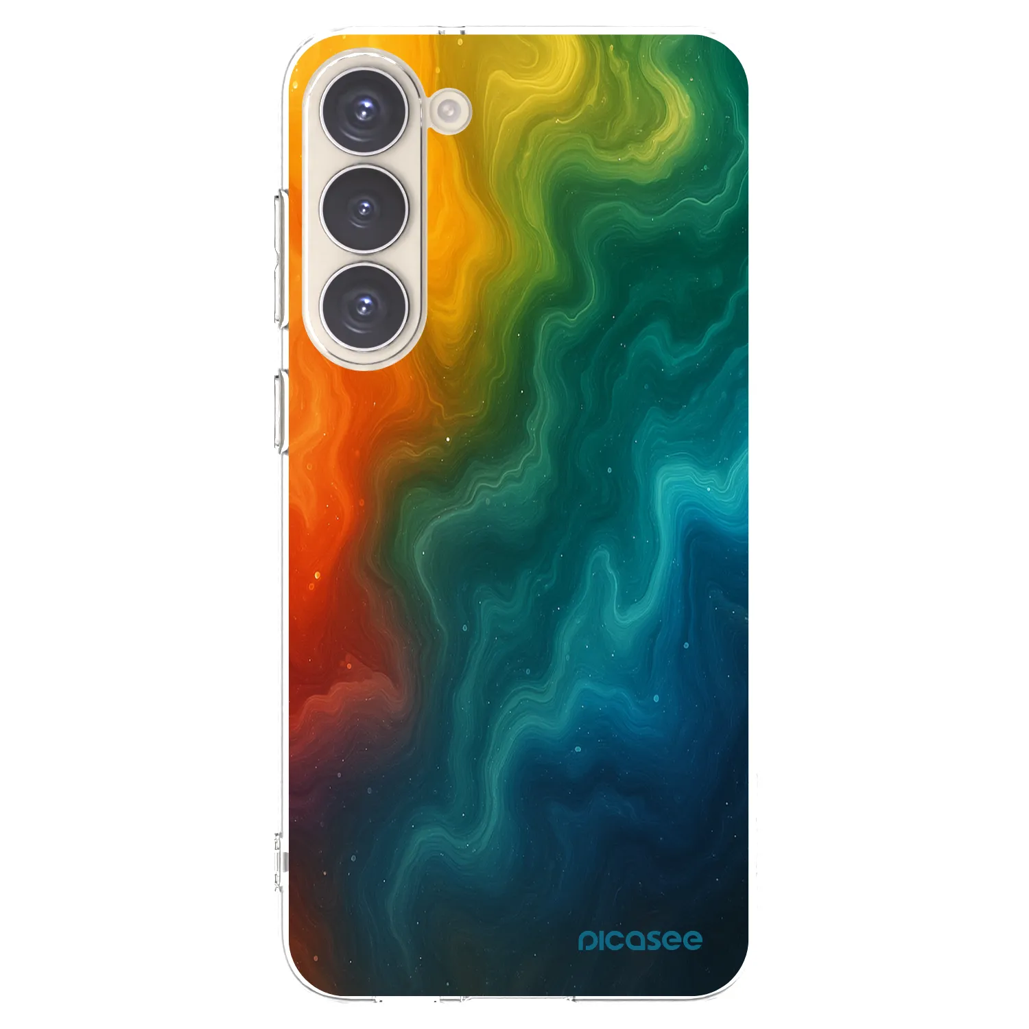 Picasee silikónový prehľadný obal pre Samsung Galaxy S23+ 5G - Solar