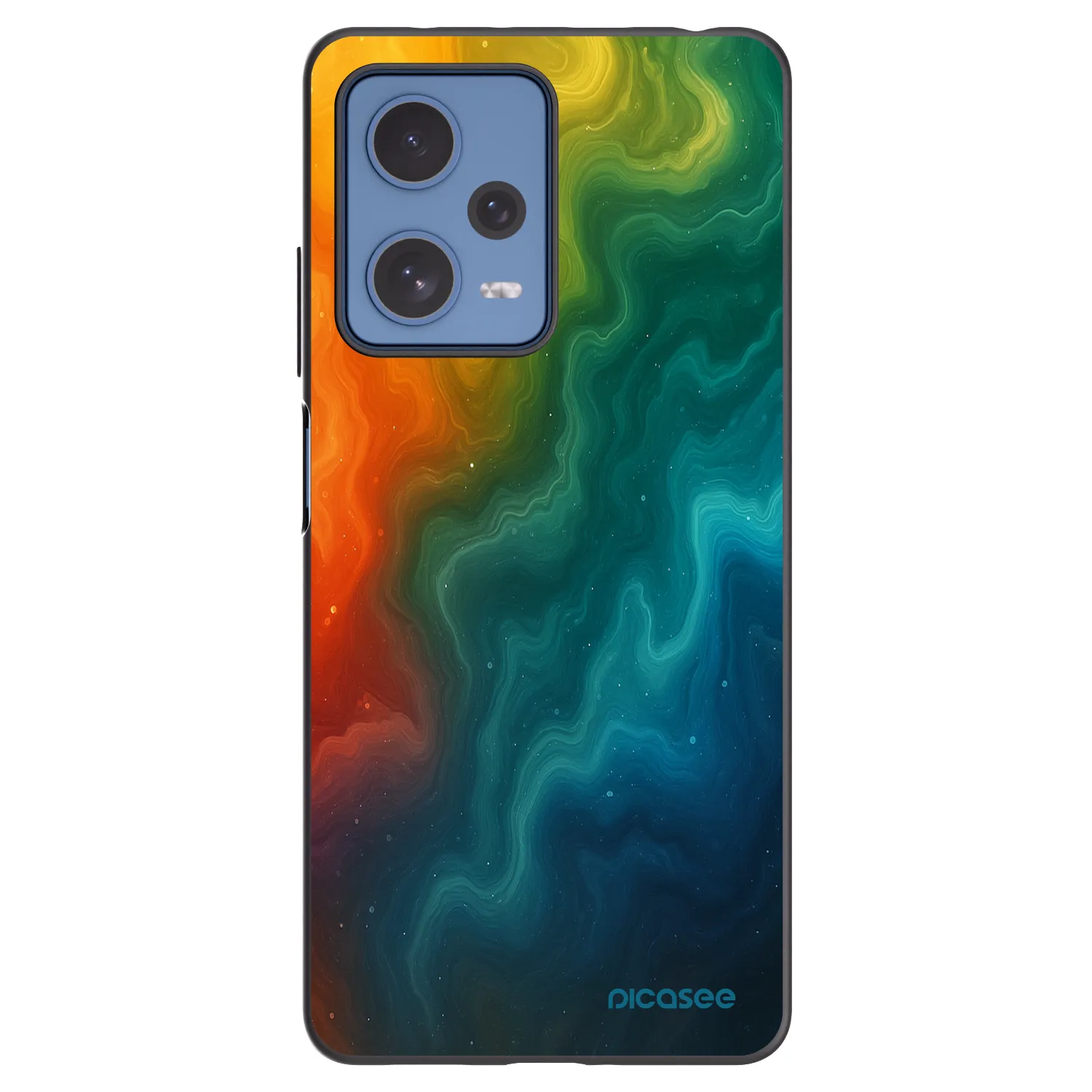 Picasee silikónový čierny obal pre Xiaomi Redmi Note 12 Pro 5G - Solar