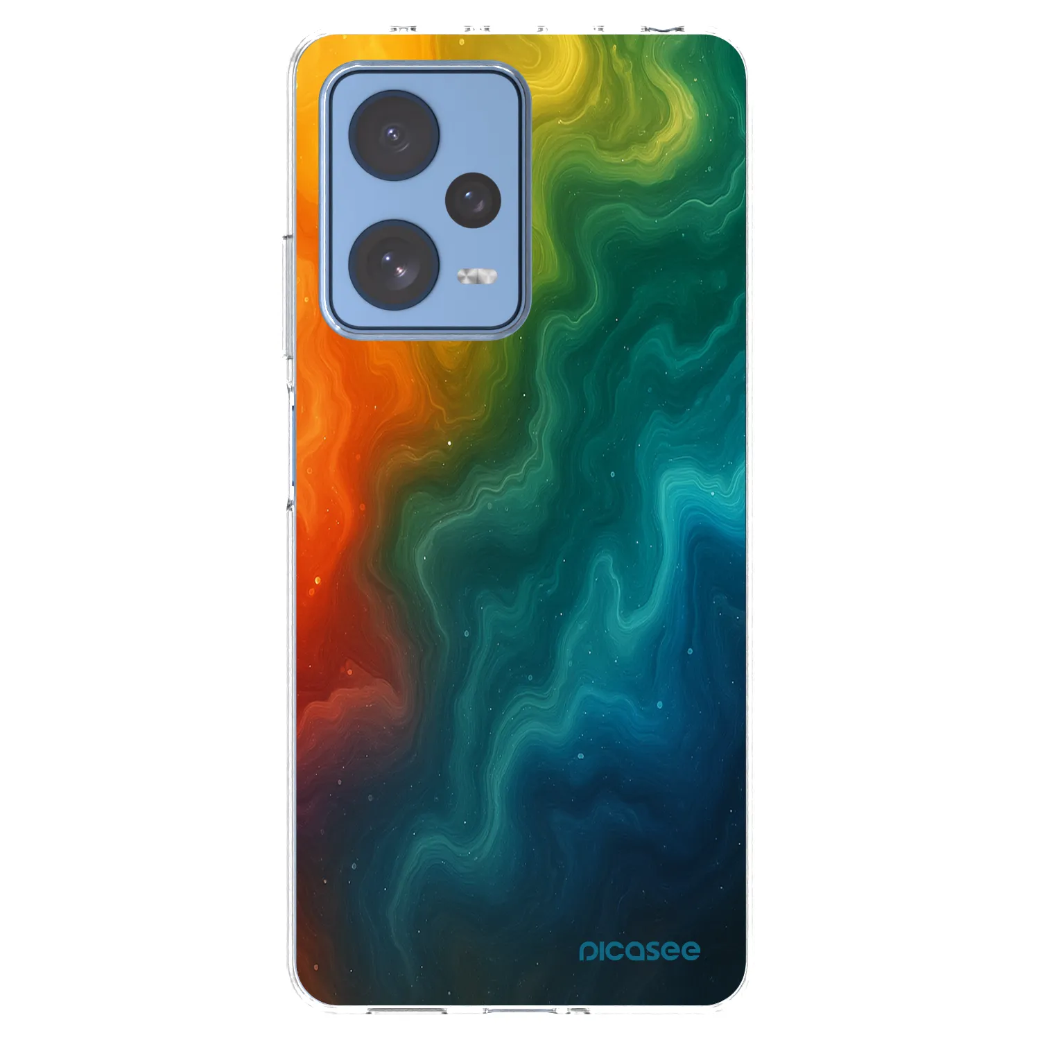 Picasee silikónový prehľadný obal pre Xiaomi Redmi Note 12 Pro 5G - Solar
