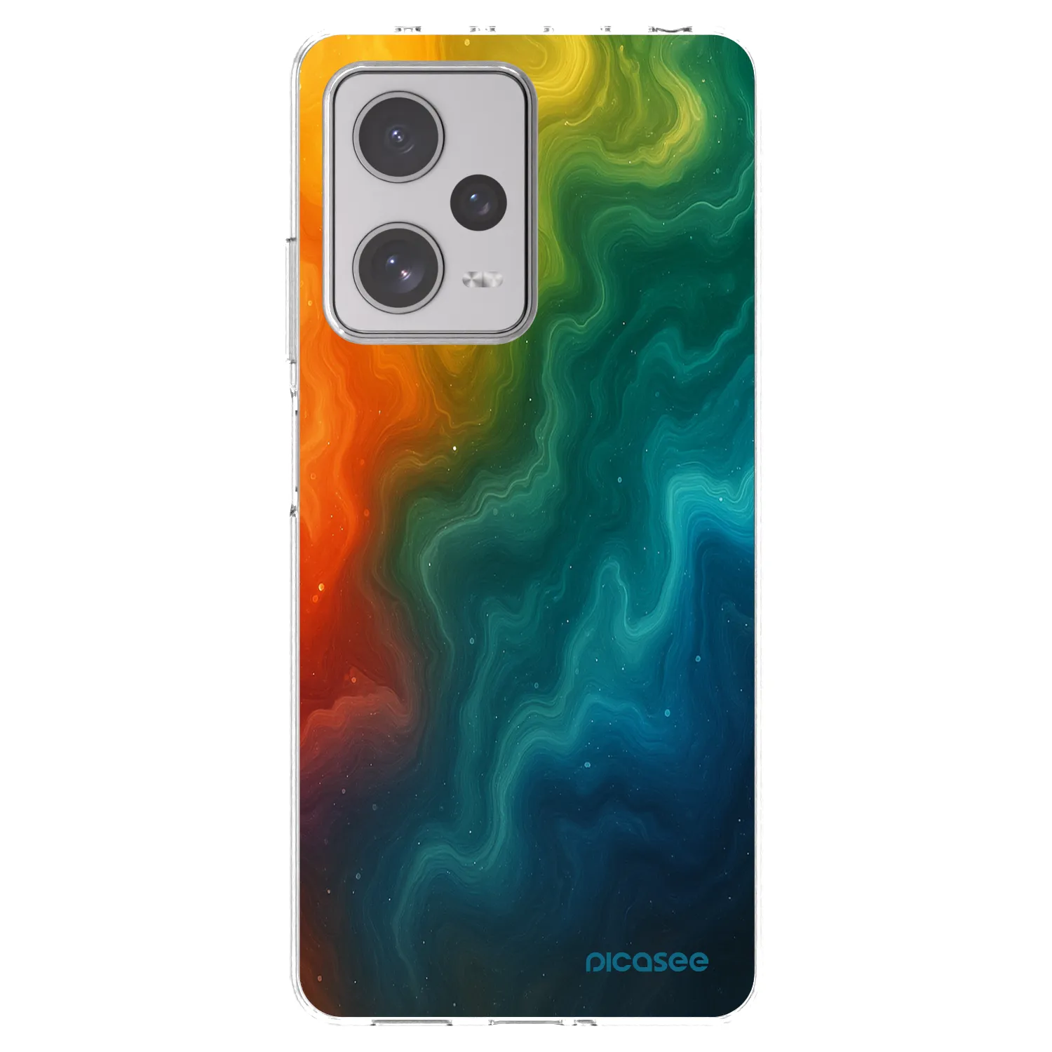 Picasee silikónový prehľadný obal pre Xiaomi Redmi Note 12 Pro+ 5G - Solar