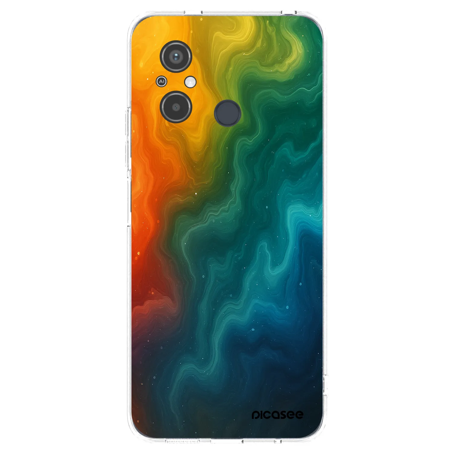 Silikónový prehľadný obal pre Xiaomi Redmi 12C - Solar