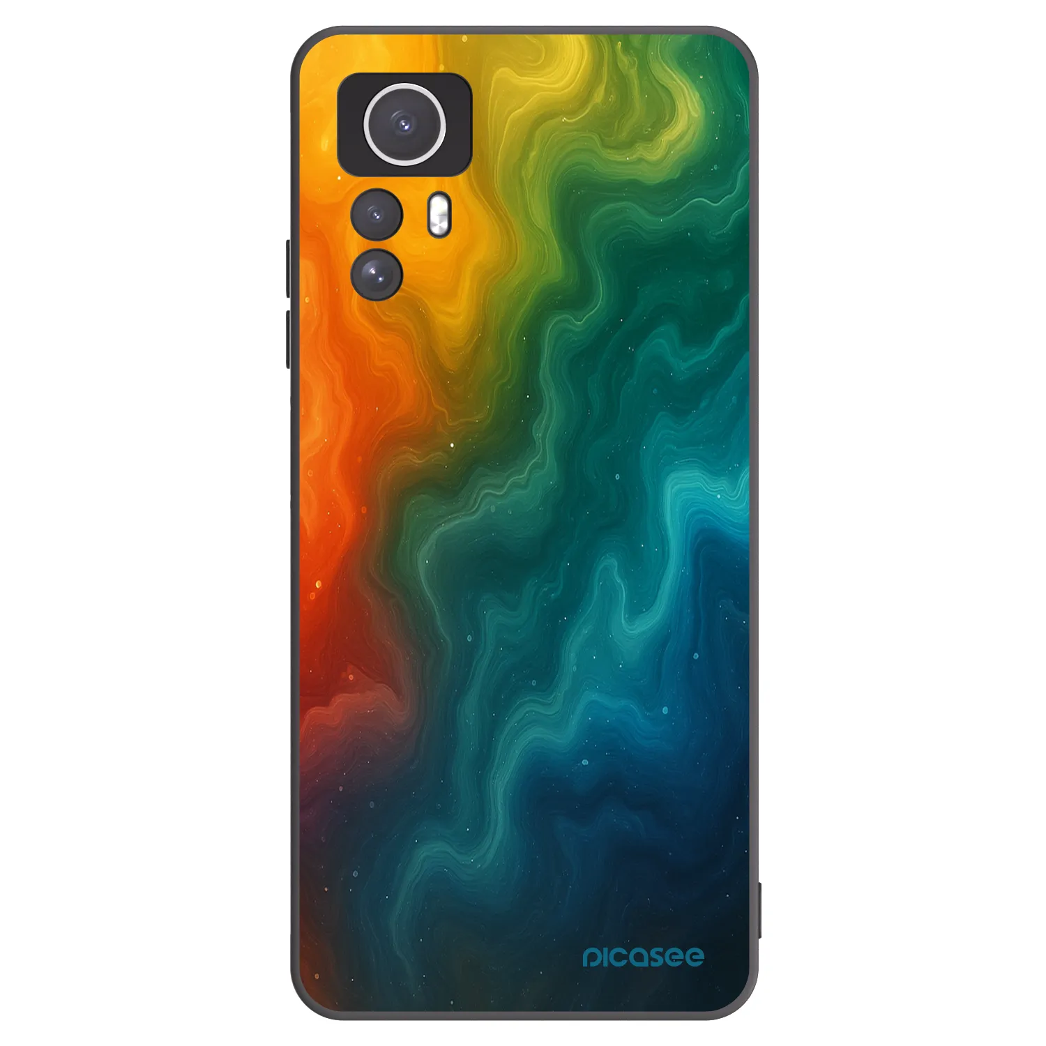 Picasee silikónový čierny obal pre Xiaomi Redmi Note 12S - Solar