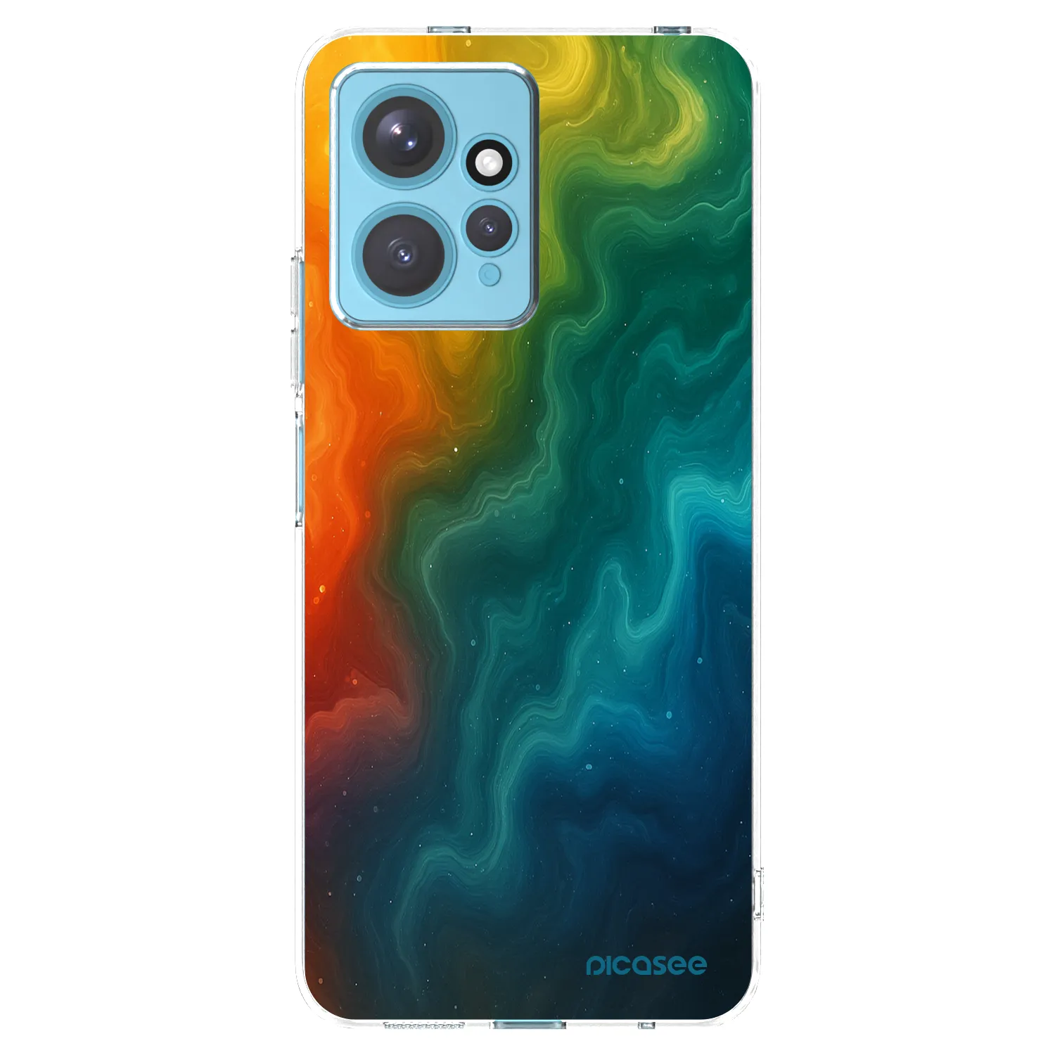Picasee silikónový prehľadný obal pre Xiaomi Redmi Note 12 4G - Solar