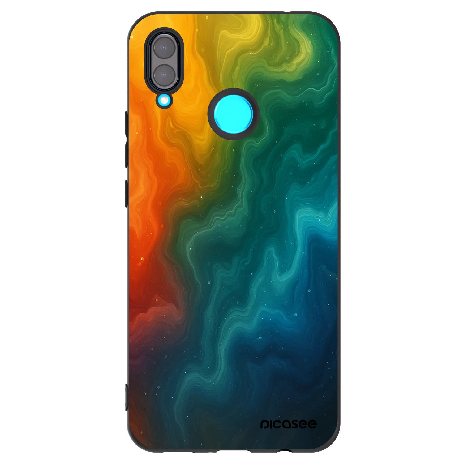Picasee silikónový čierny obal pre Huawei Nova 3 - Solar