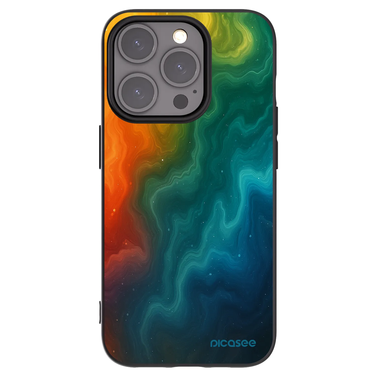 Silikónový čierny obal pre Apple iPhone 15 Pro - Solar