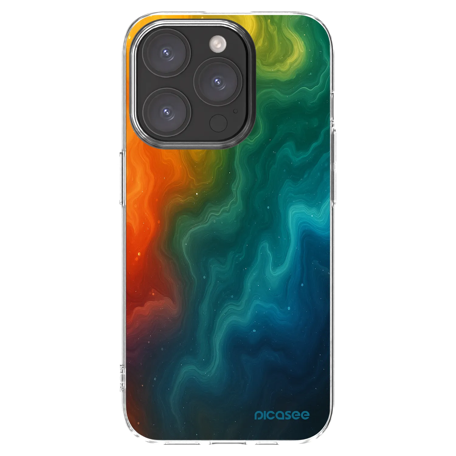 Silikónový prehľadný obal pre Apple iPhone 15 Pro - Solar