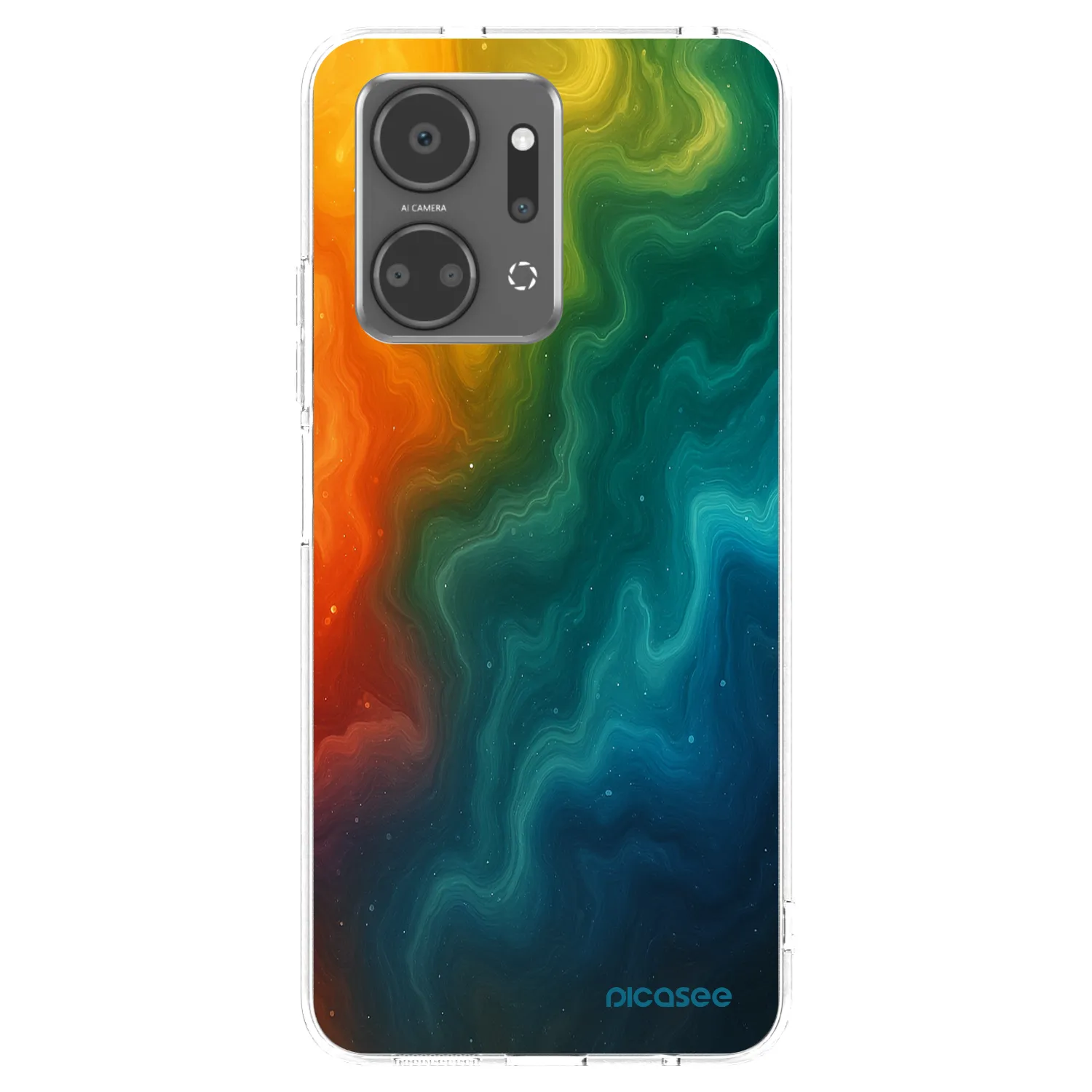 Picasee silikónový prehľadný obal pre Honor X7a - Solar
