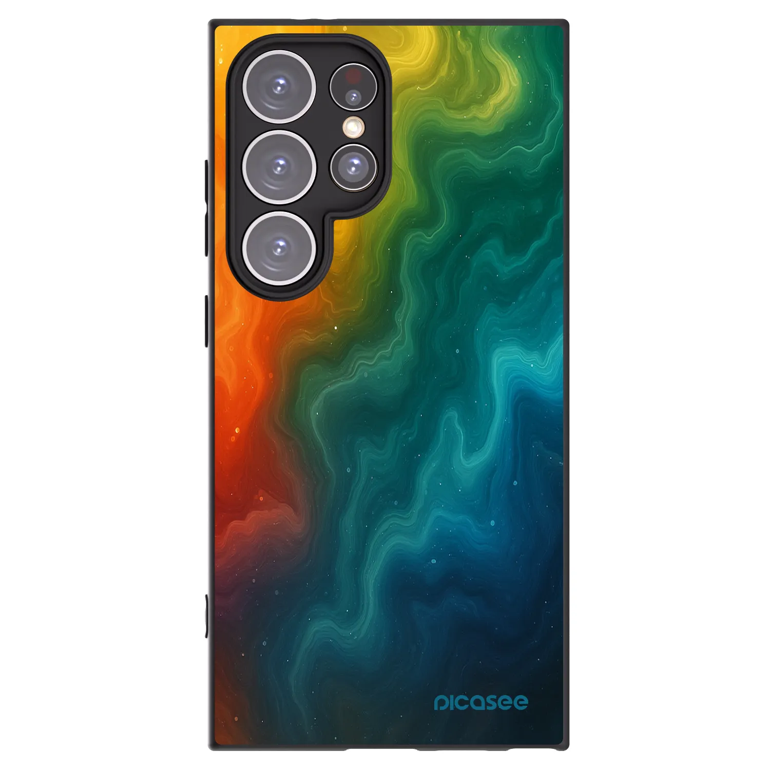 Silikónový čierny obal pre Samsung Galaxy S24 Ultra S928B 5G - Solar