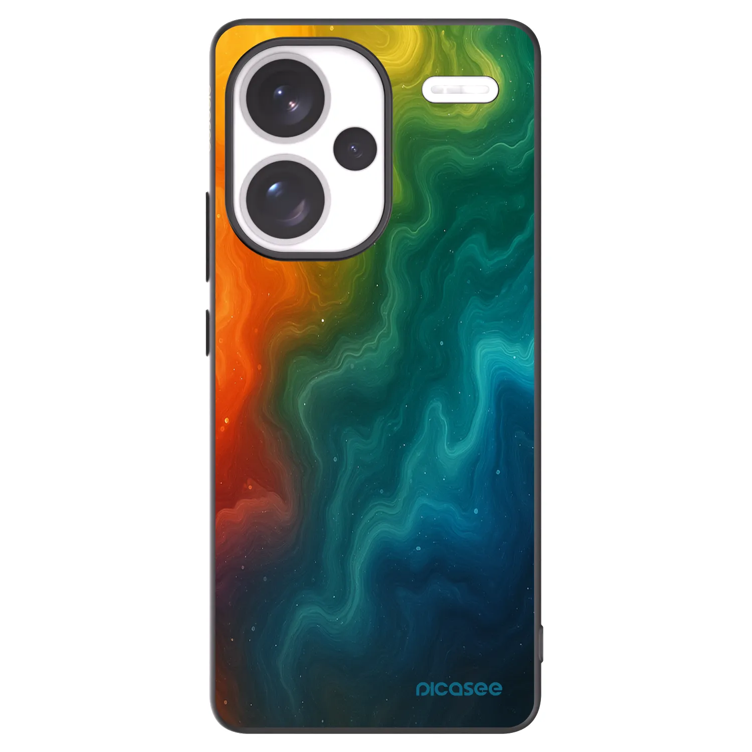 Picasee silikónový čierny obal pre Xiaomi Redmi Note 13 Pro+ 5G - Solar