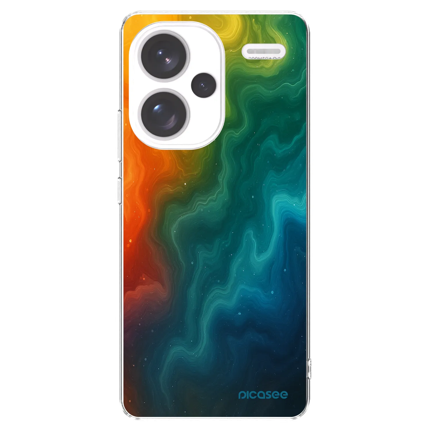 Picasee silikónový prehľadný obal pre Xiaomi Redmi Note 13 Pro+ 5G - Solar