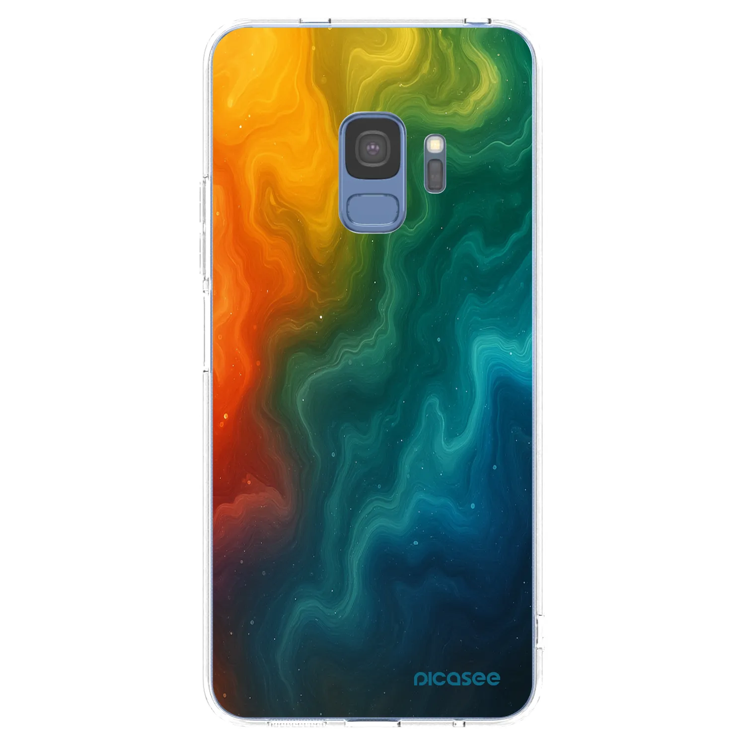 Picasee silikónový prehľadný obal pre Samsung Galaxy S9 G960F - Solar
