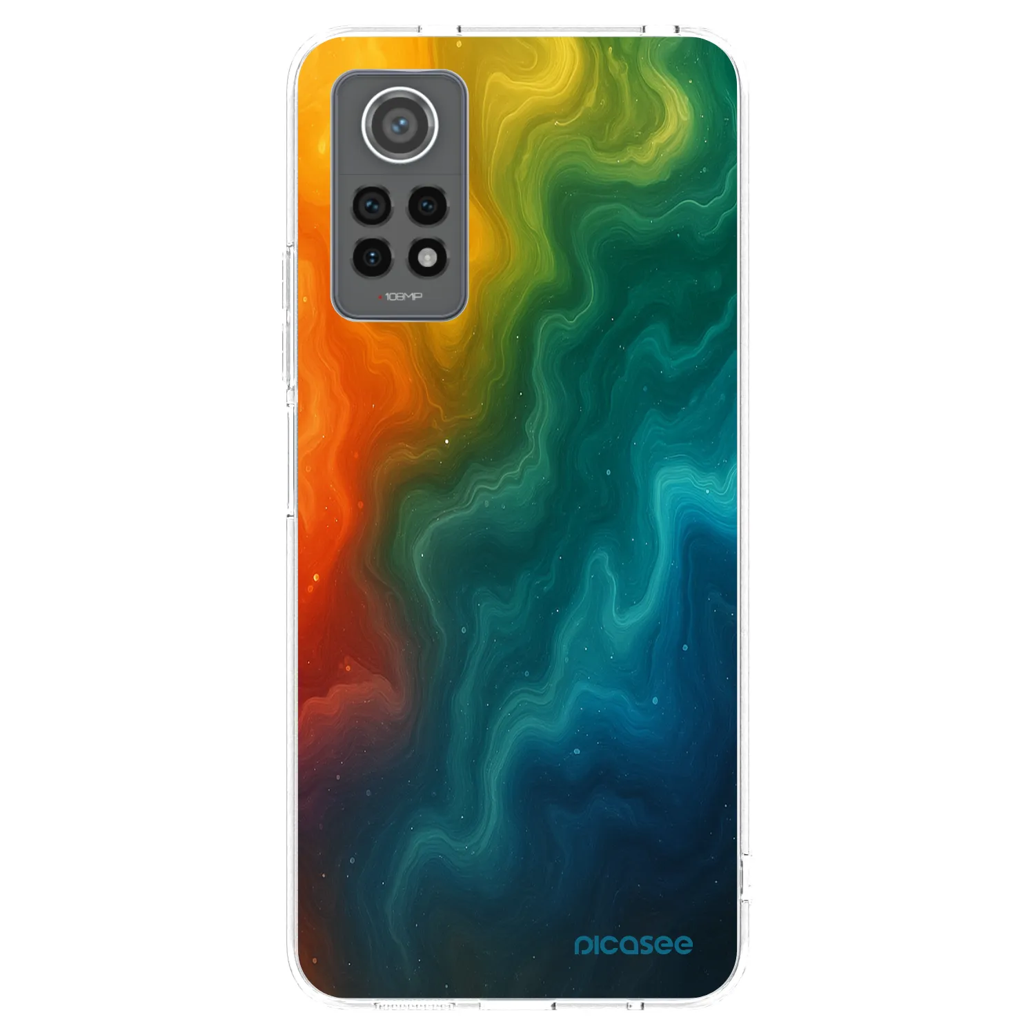 Picasee silikónový prehľadný obal pre Xiaomi Redmi Note 12 Pro 4G - Solar