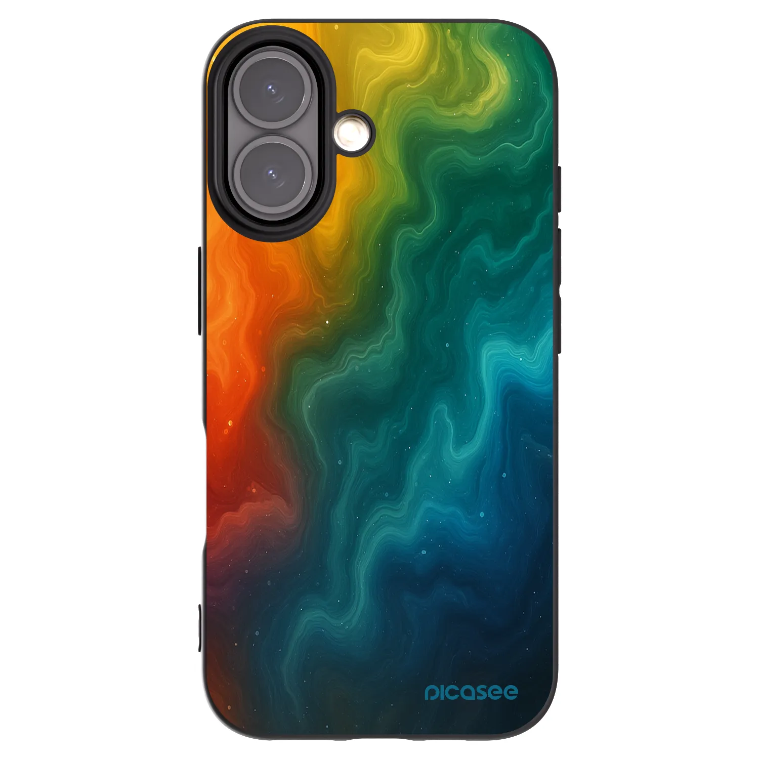 Picasee silikónový čierny obal pre Apple iPhone 16 - Solar