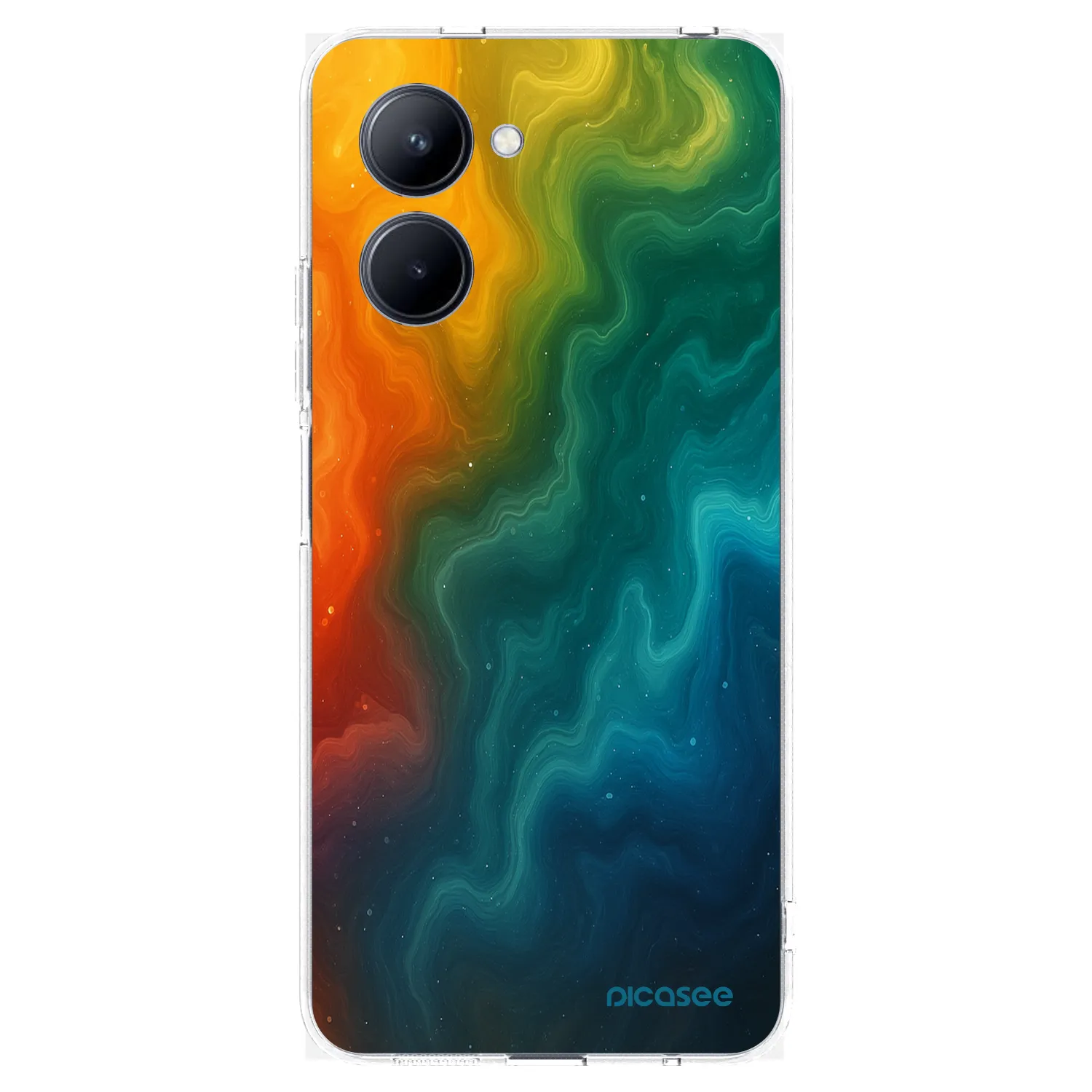 Picasee silikónový prehľadný obal pre Realme C33 (2023) - Solar