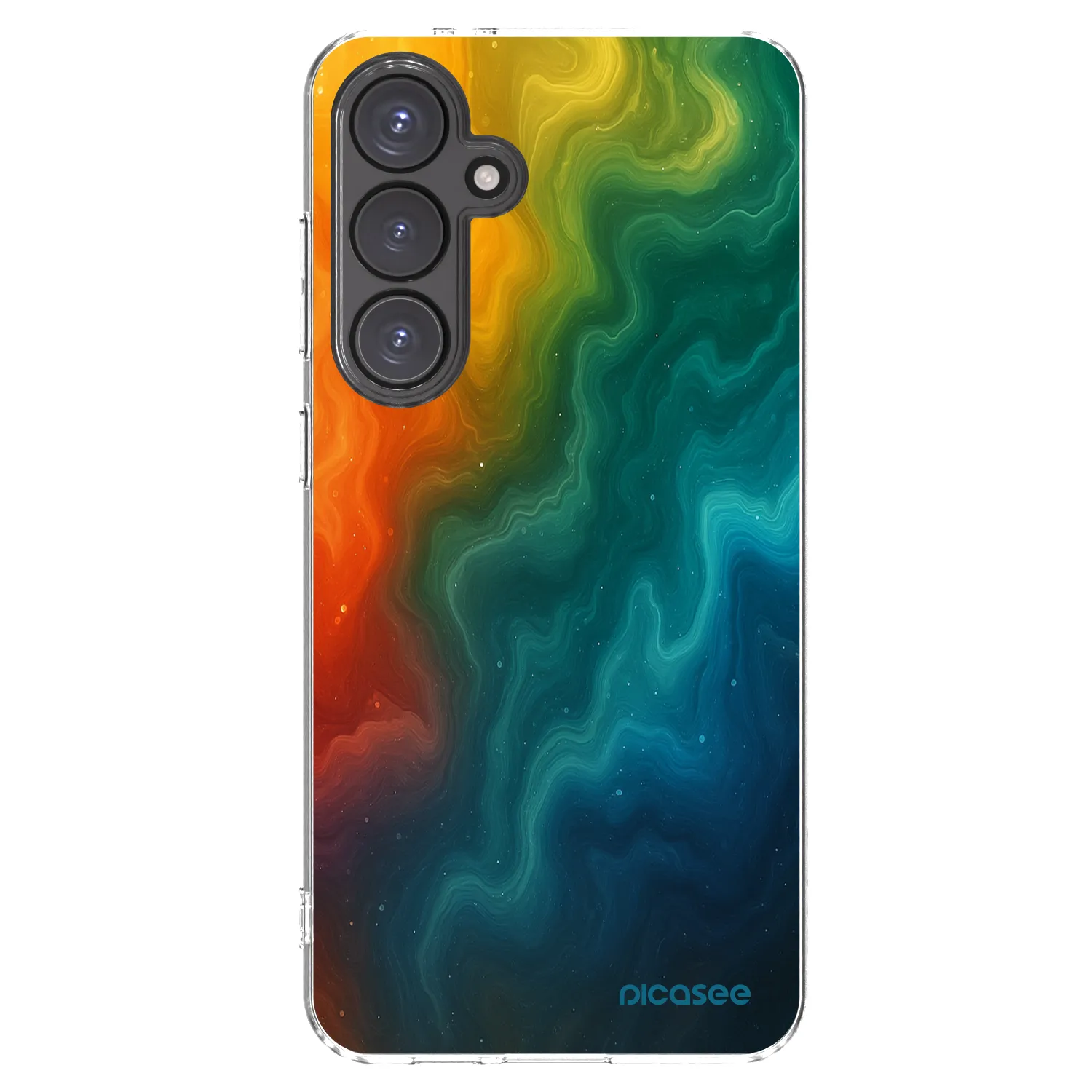 Picasee silikónový prehľadný obal pre Samsung Galaxy S24 FE S721B - Solar