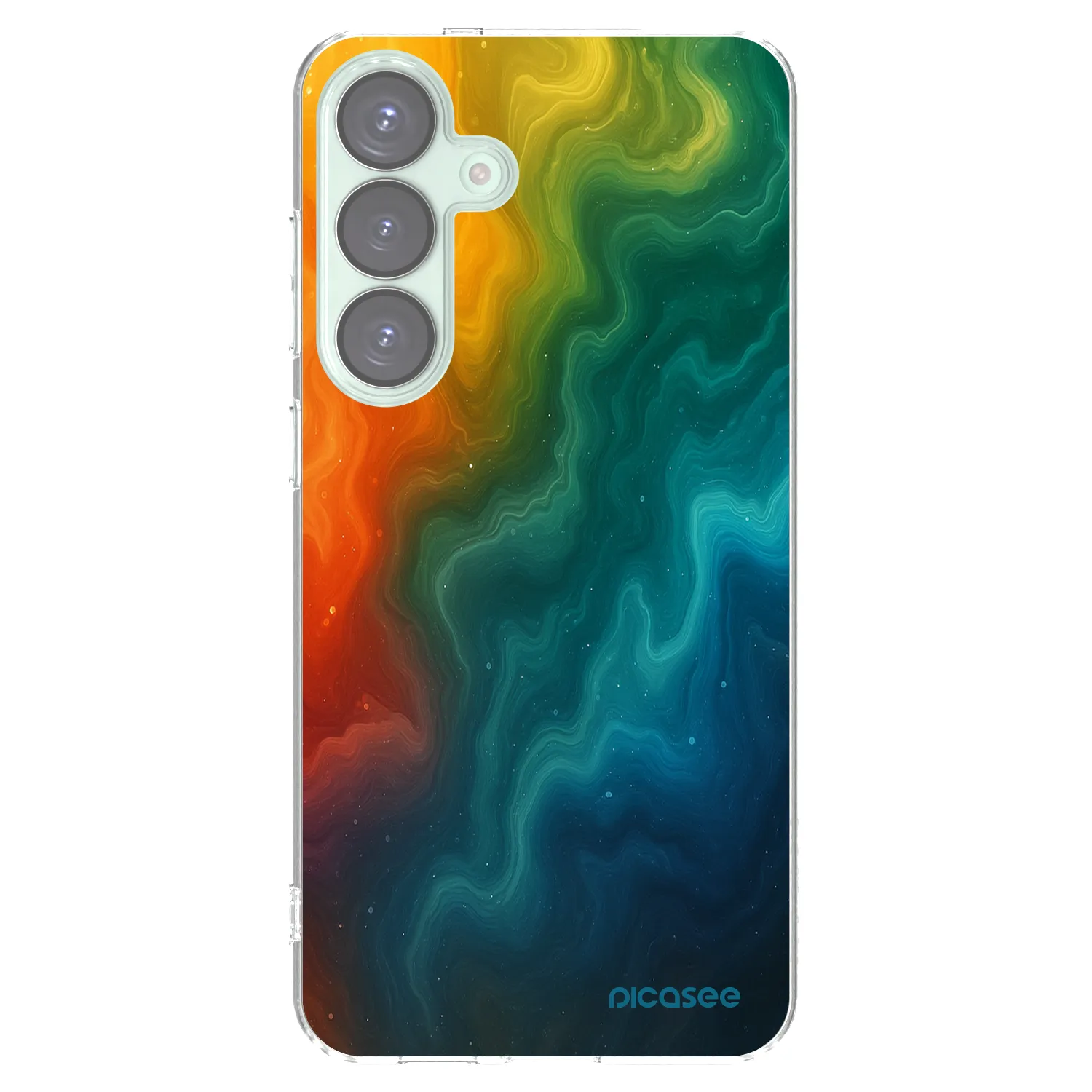 Picasee silikónový prehľadný obal pre Samsung Galaxy S25+ 5G - Solar