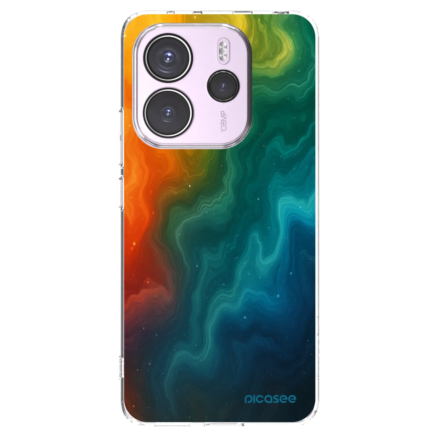 Picasee silikónový prehľadný obal pre Xiaomi Redmi Note 14 4G - Solar