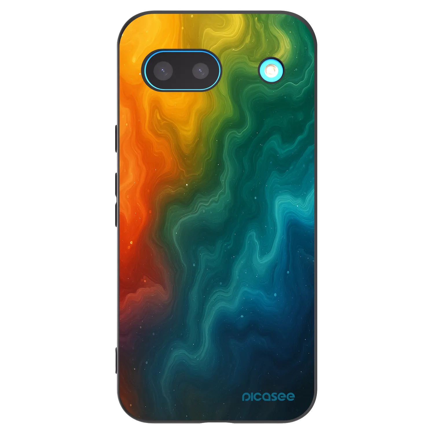 Picasee silikónový čierny obal pre Google Pixel 8a - Solar