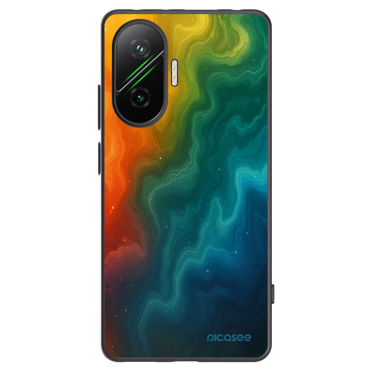 Silikónový čierny obal pre Xiaomi Poco F7 Pro 5G - Solar
