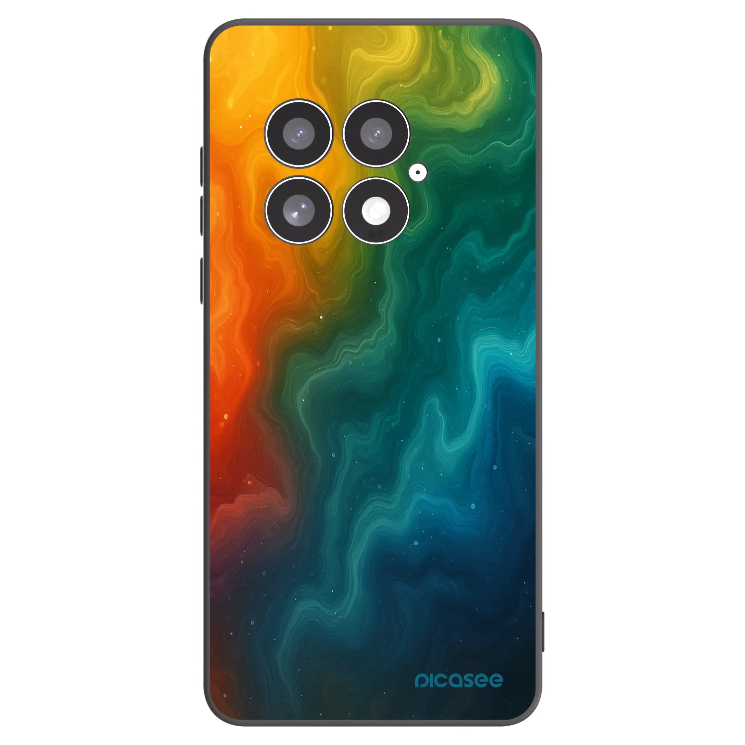 Picasee silikónový čierny obal pre OnePlus 13 5G - Solar