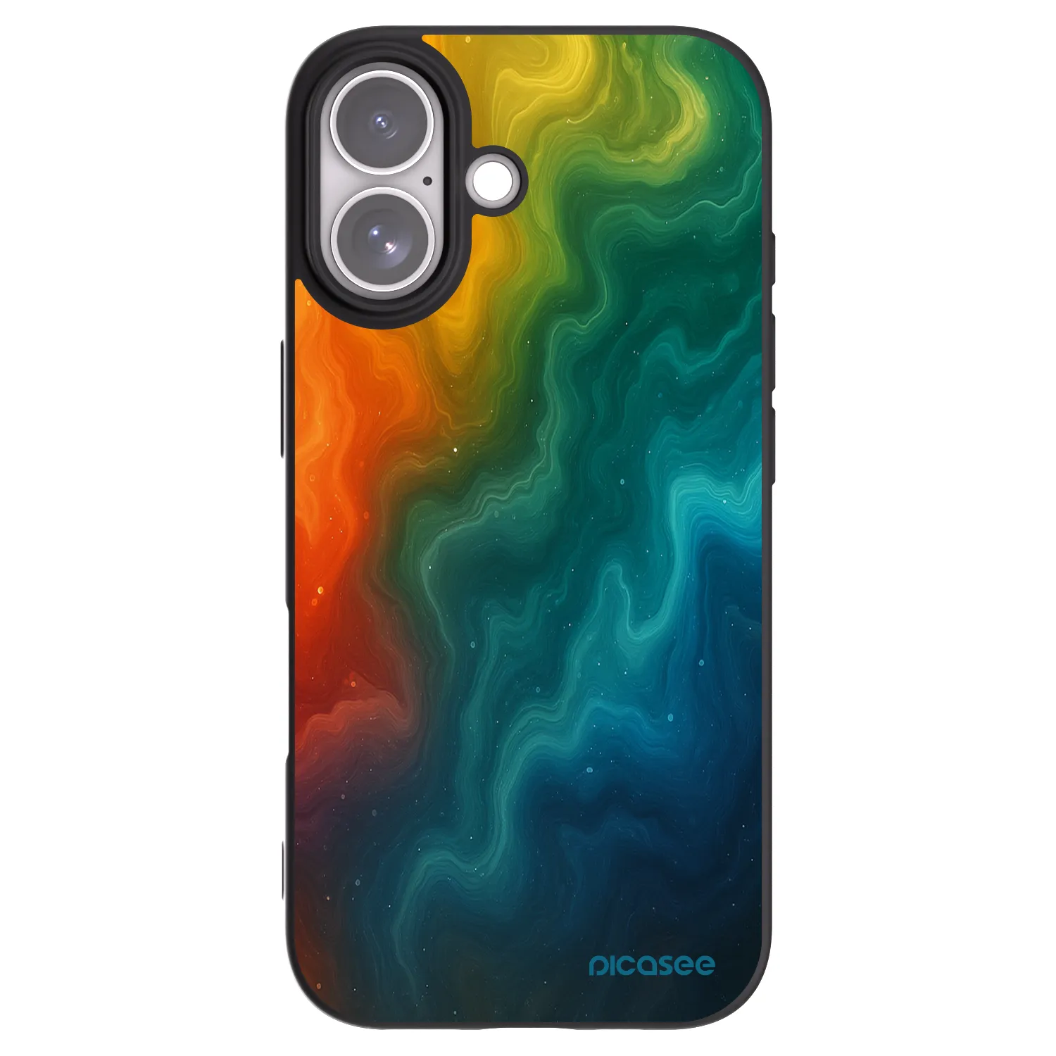 Picasee silikónový čierny obal pre Apple iPhone 17 - Solar