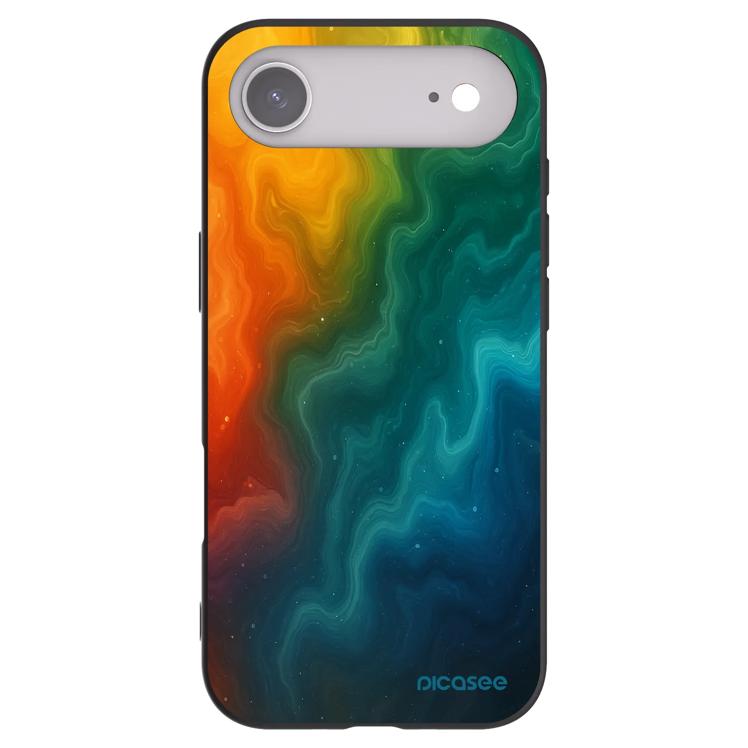 Picasee silikónový čierny obal pre Apple iPhone Air - Solar