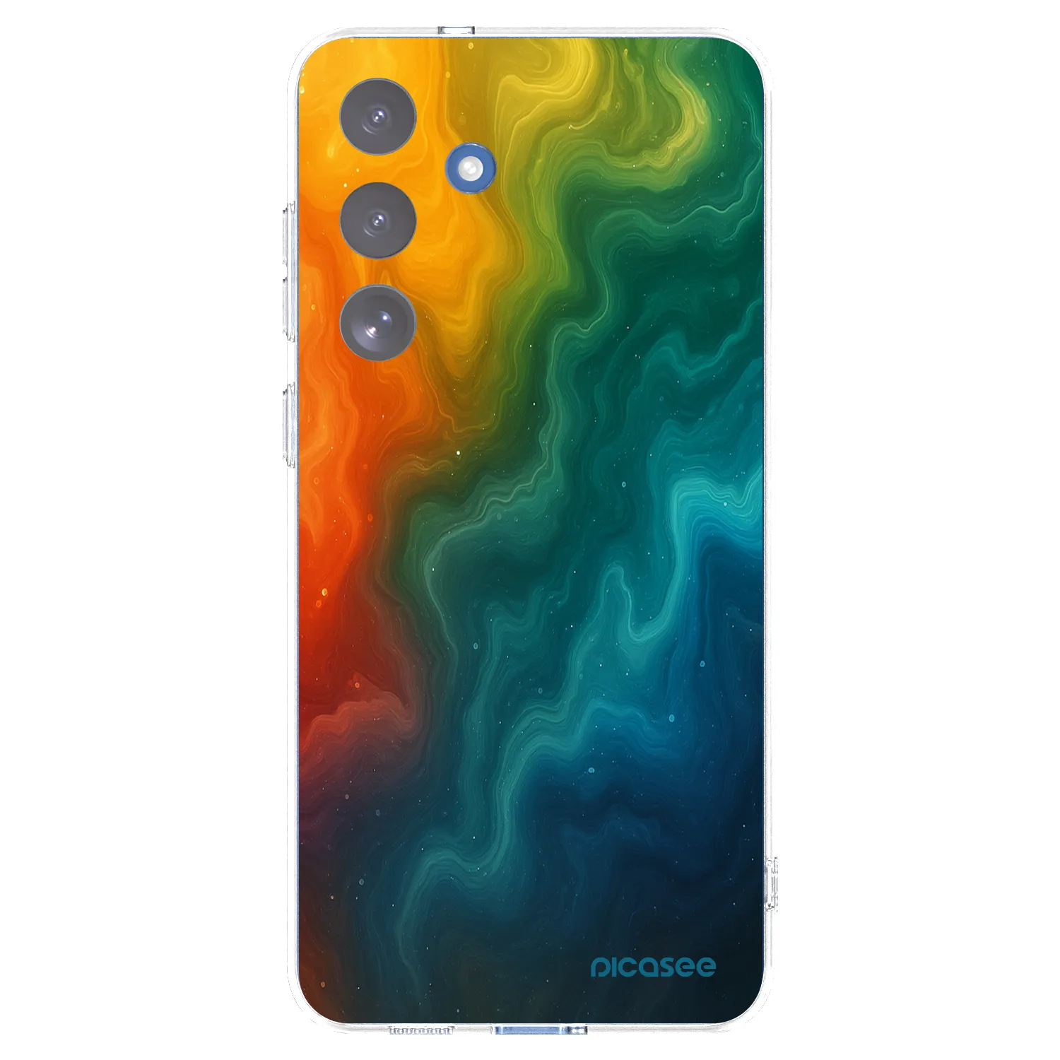 Picasee silikónový prehľadný obal pre Samsung Galaxy S25 FE 5G - Solar