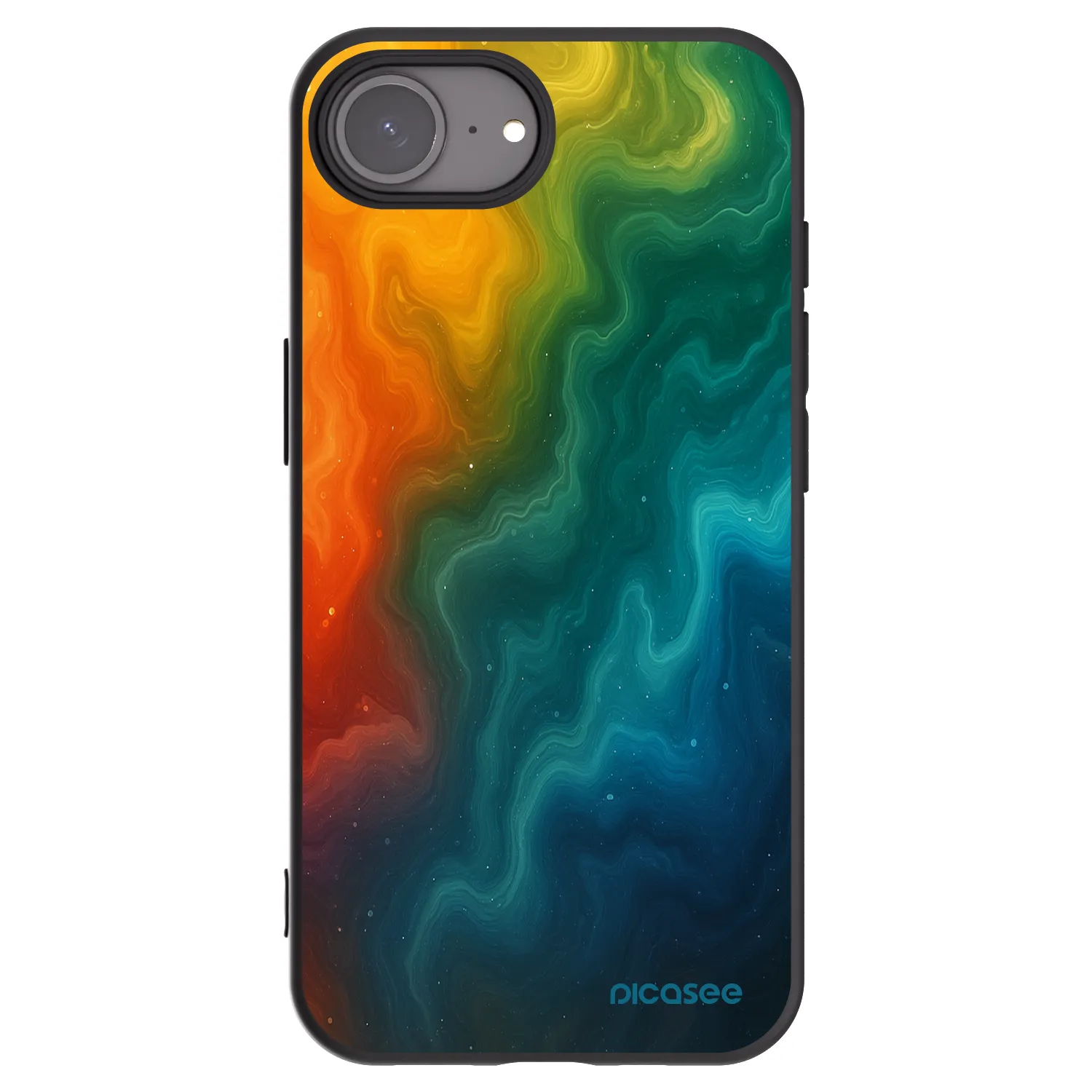 Picasee silikónový čierny obal pre Apple iPhone 17e - Solar