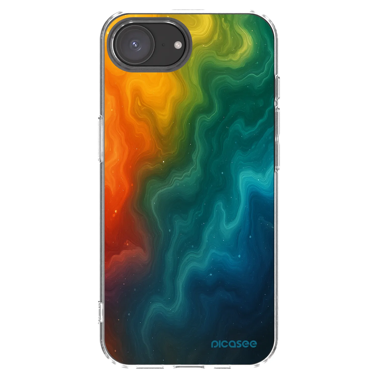 Picasee silikónový prehľadný obal pre Apple iPhone 17e - Solar