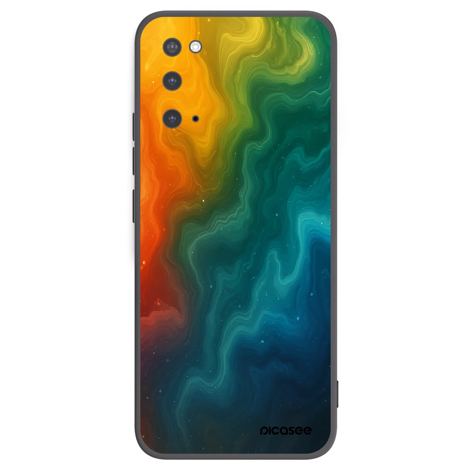 Picasee silikónový čierny obal pre Samsung Galaxy S20 G980F - Solar
