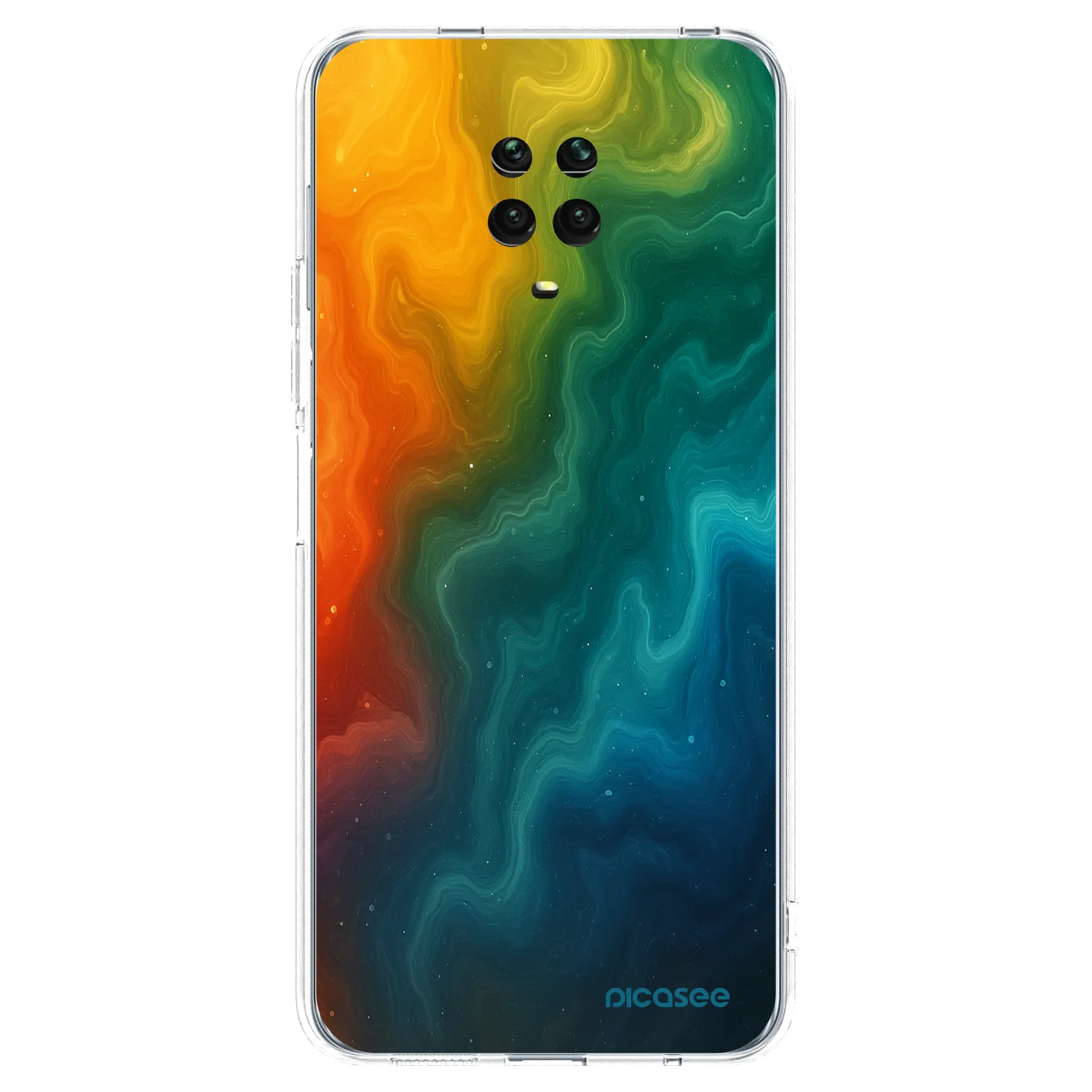 Picasee silikónový prehľadný obal pre Xiaomi Redmi Note 9 Pro - Solar