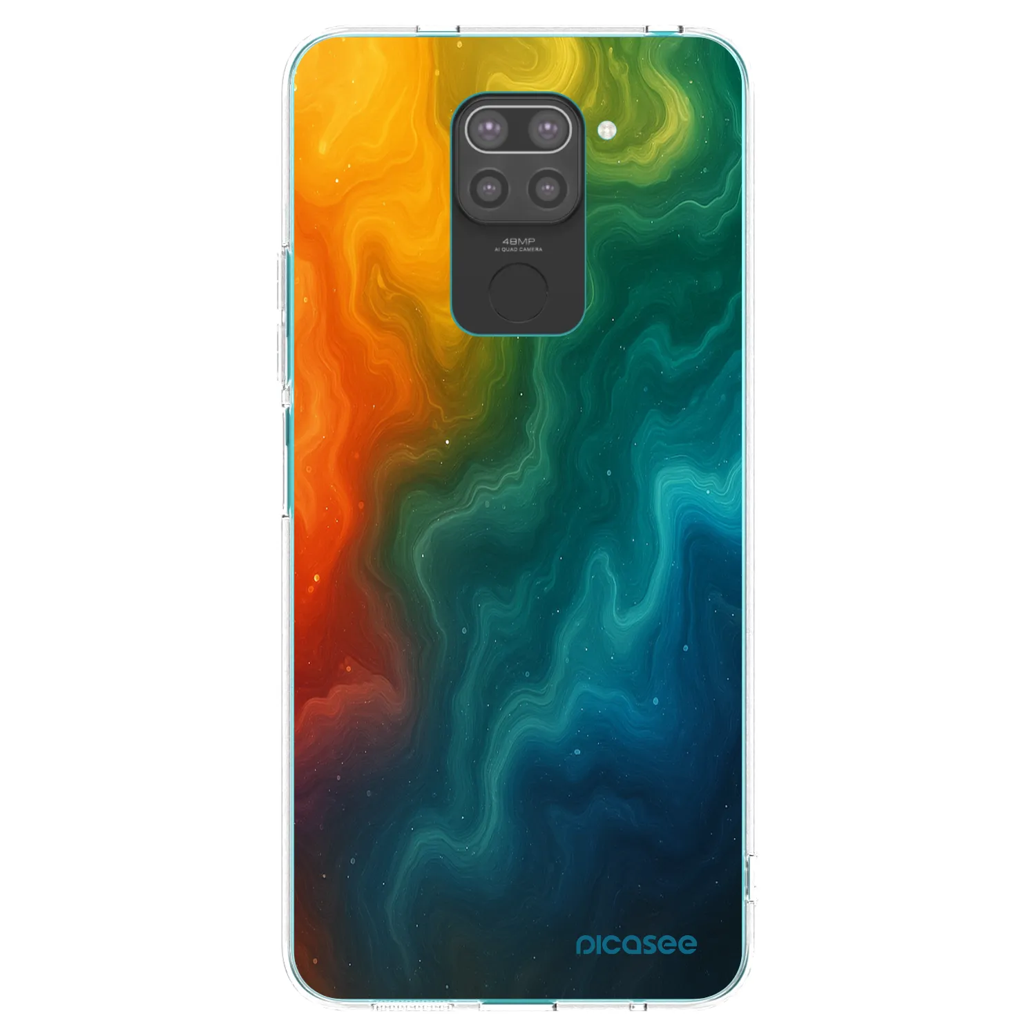 Picasee silikónový čierny obal pre Xiaomi Redmi Note 9 - Solar