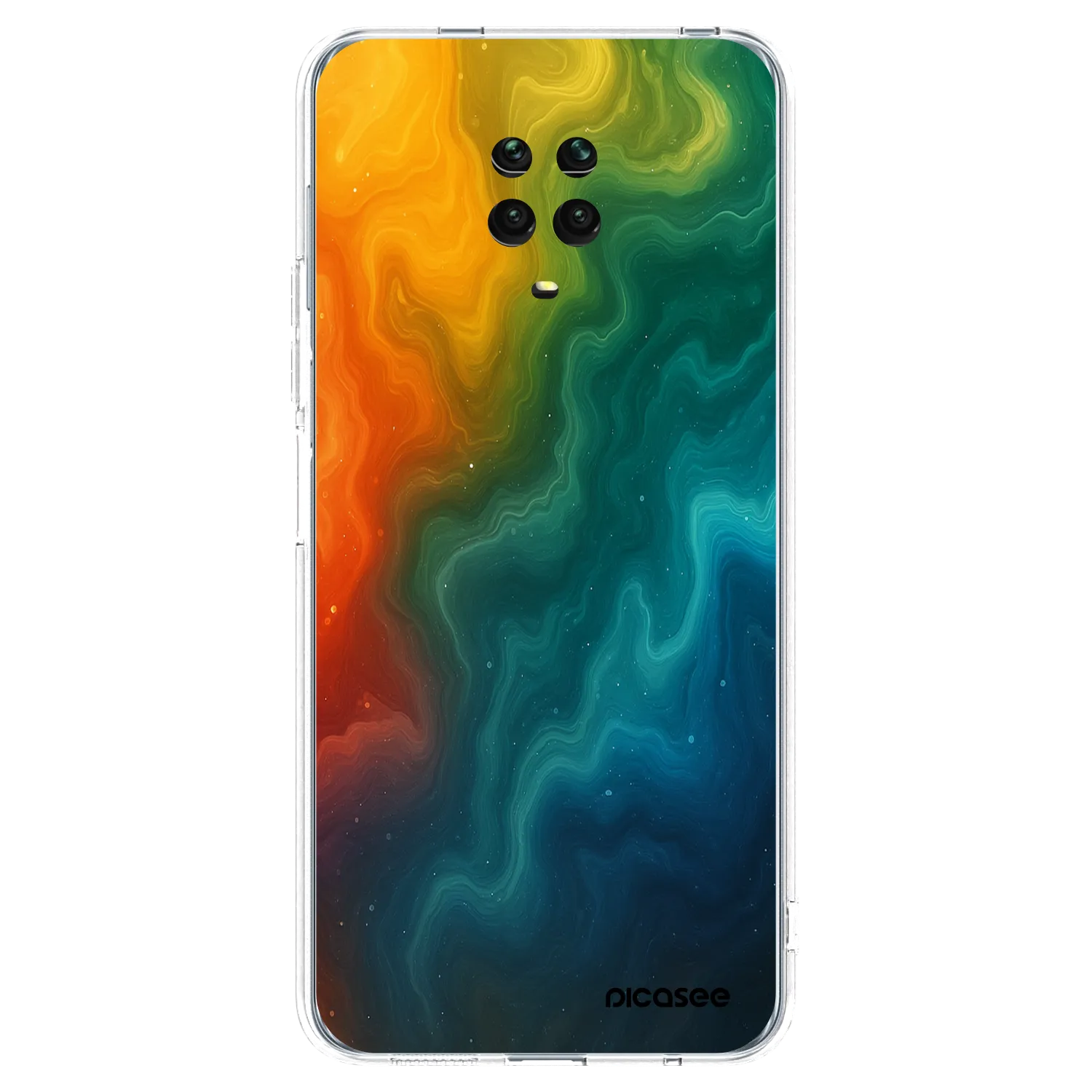 Picasee silikónový prehľadný obal pre Xiaomi Redmi Note 9S - Solar